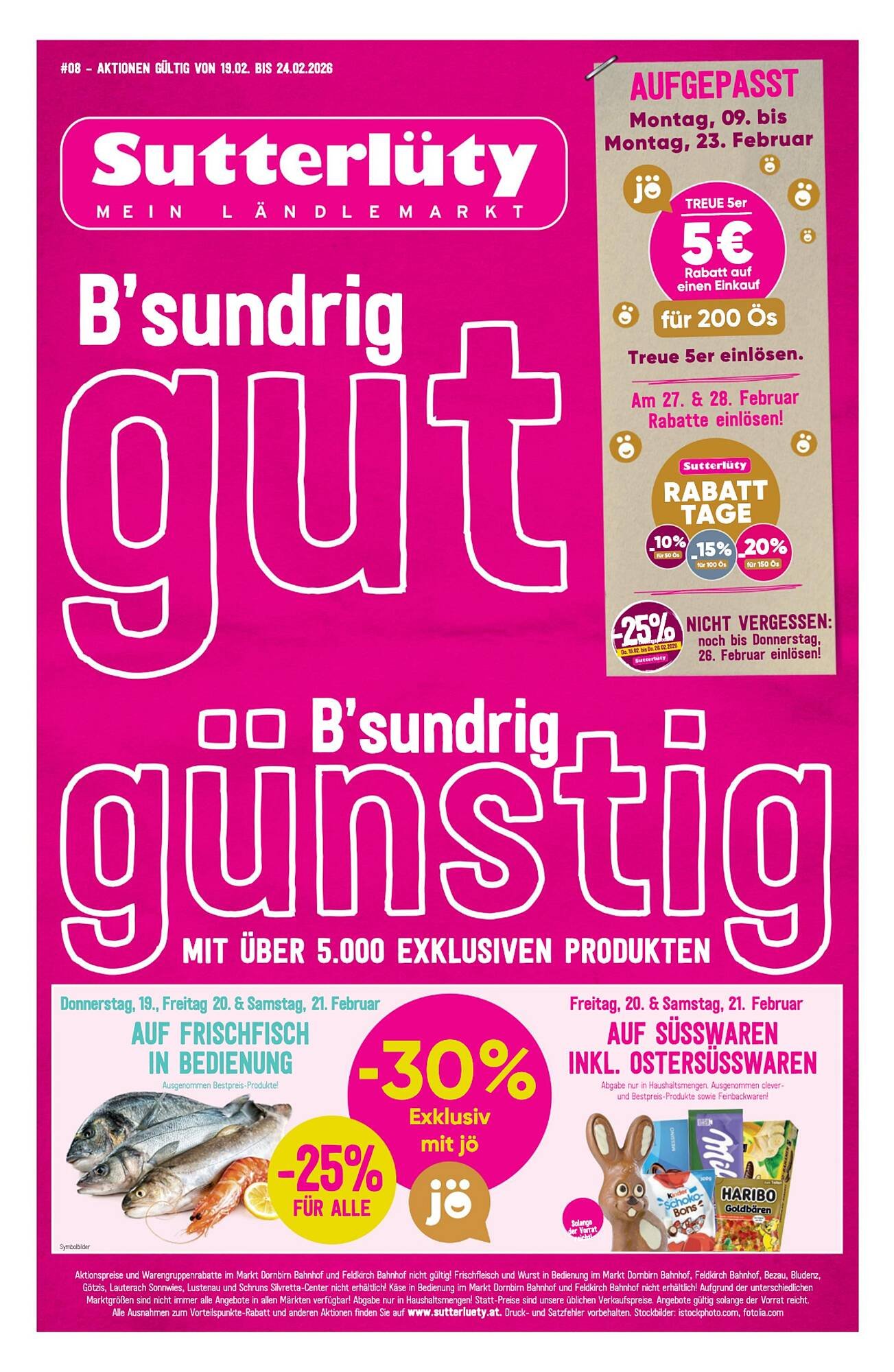 Sutterlüty Flugblatt