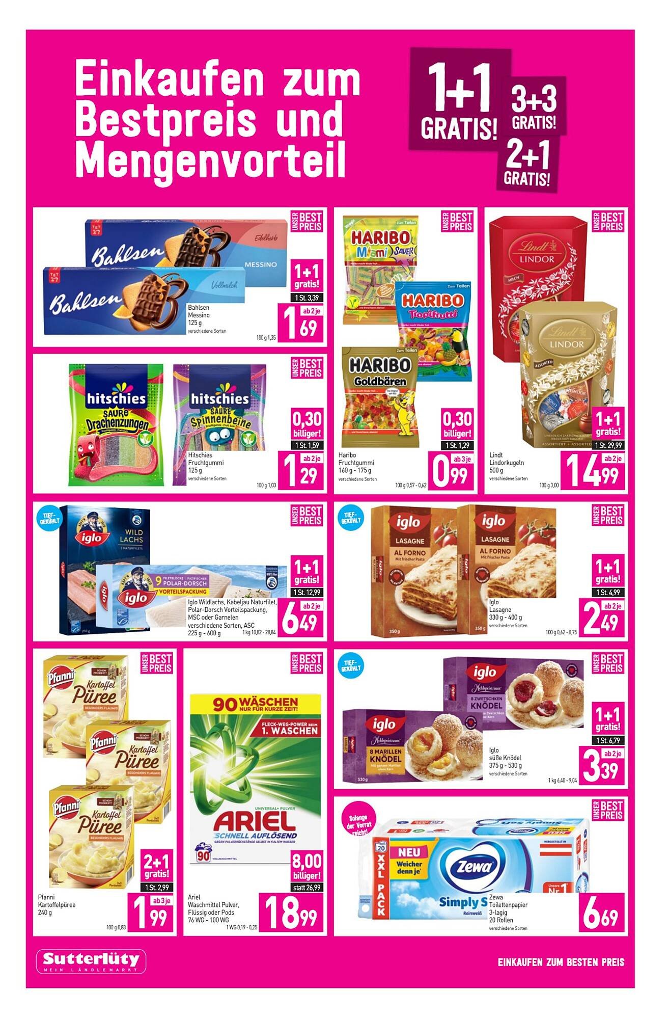 Sutterlüty Flugblatt