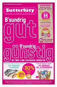 Sutterlüty Flugblatt