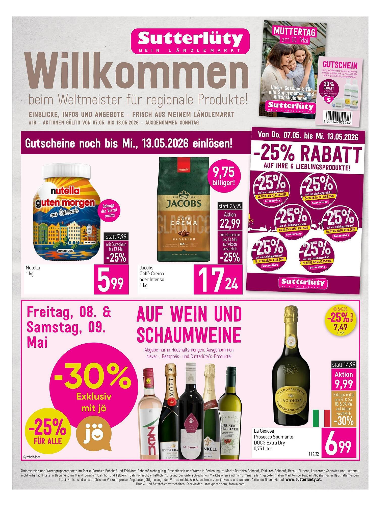 Sutterlüty Flugblatt