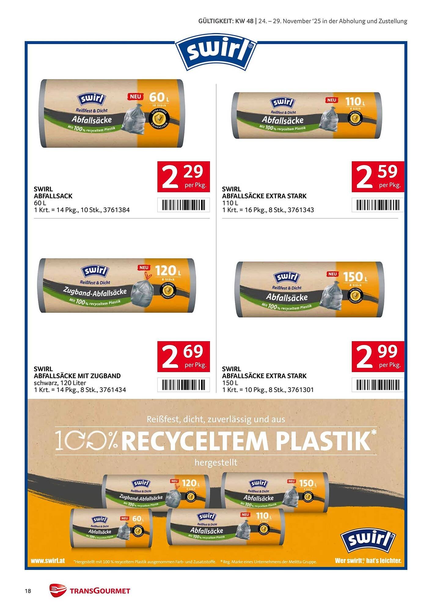 Transgourmet Flugblatt