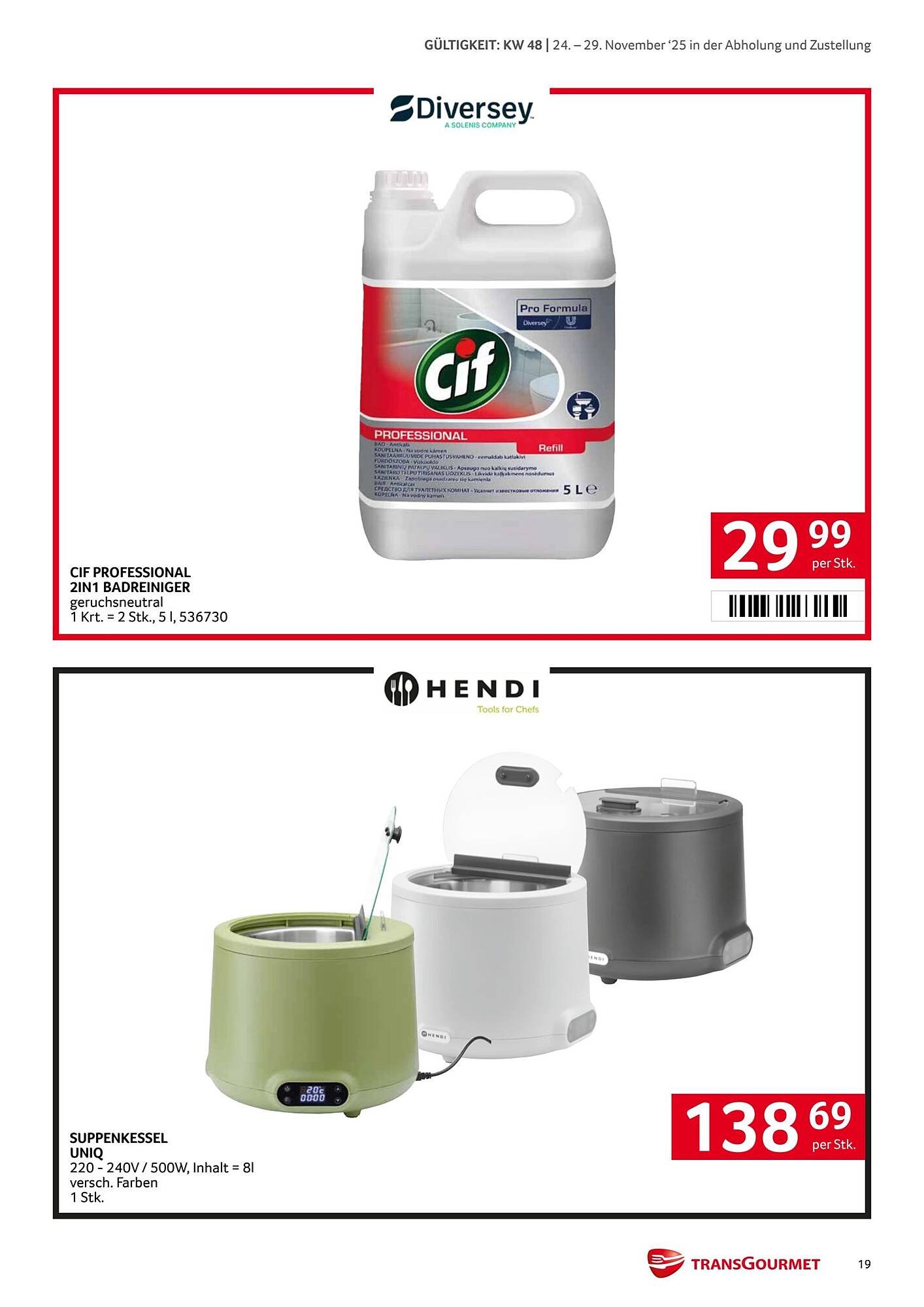 Transgourmet Flugblatt