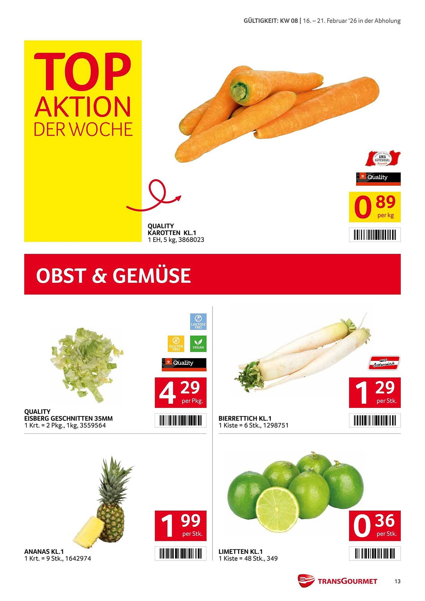 Transgourmet Flugblatt