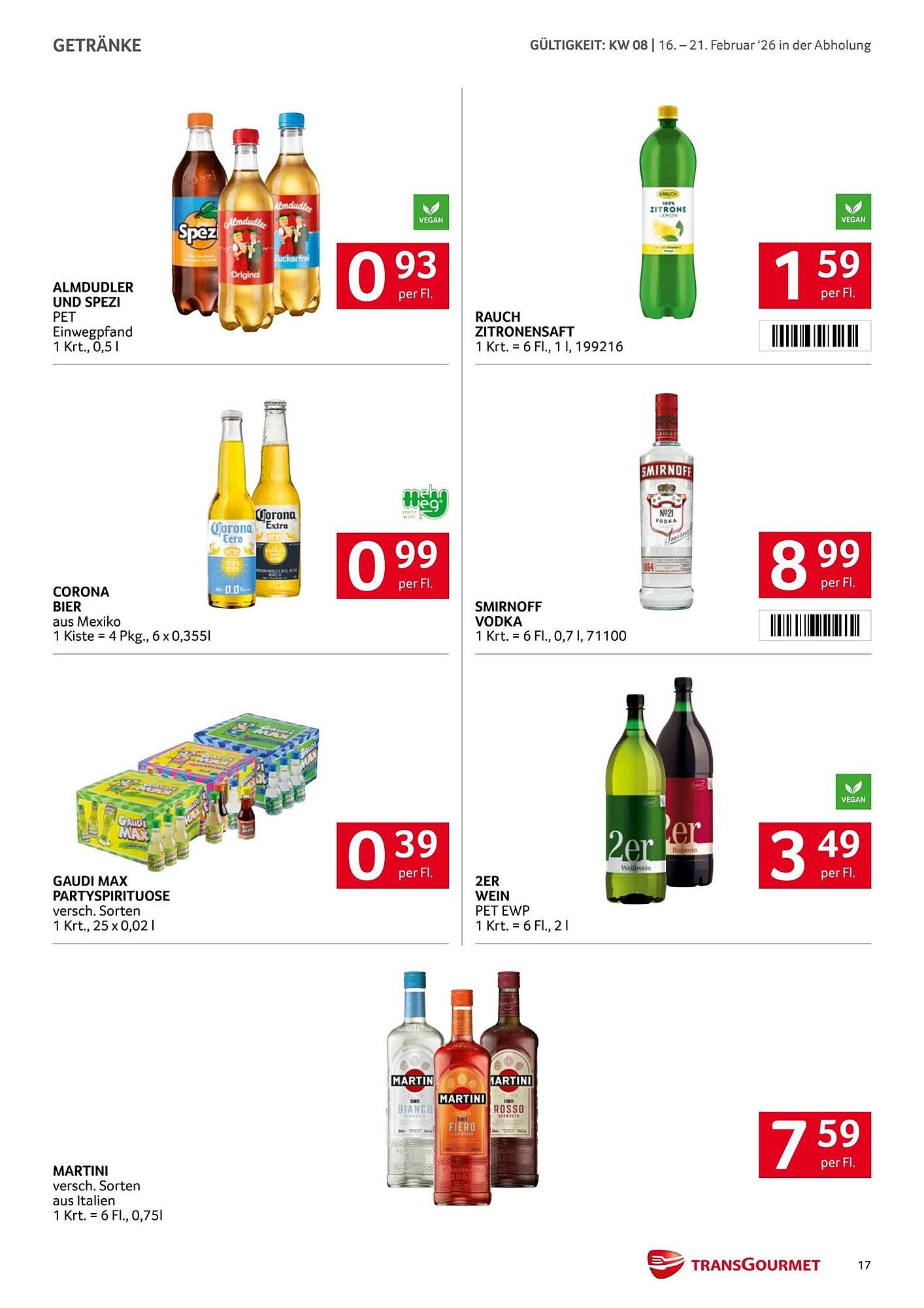 Transgourmet Flugblatt