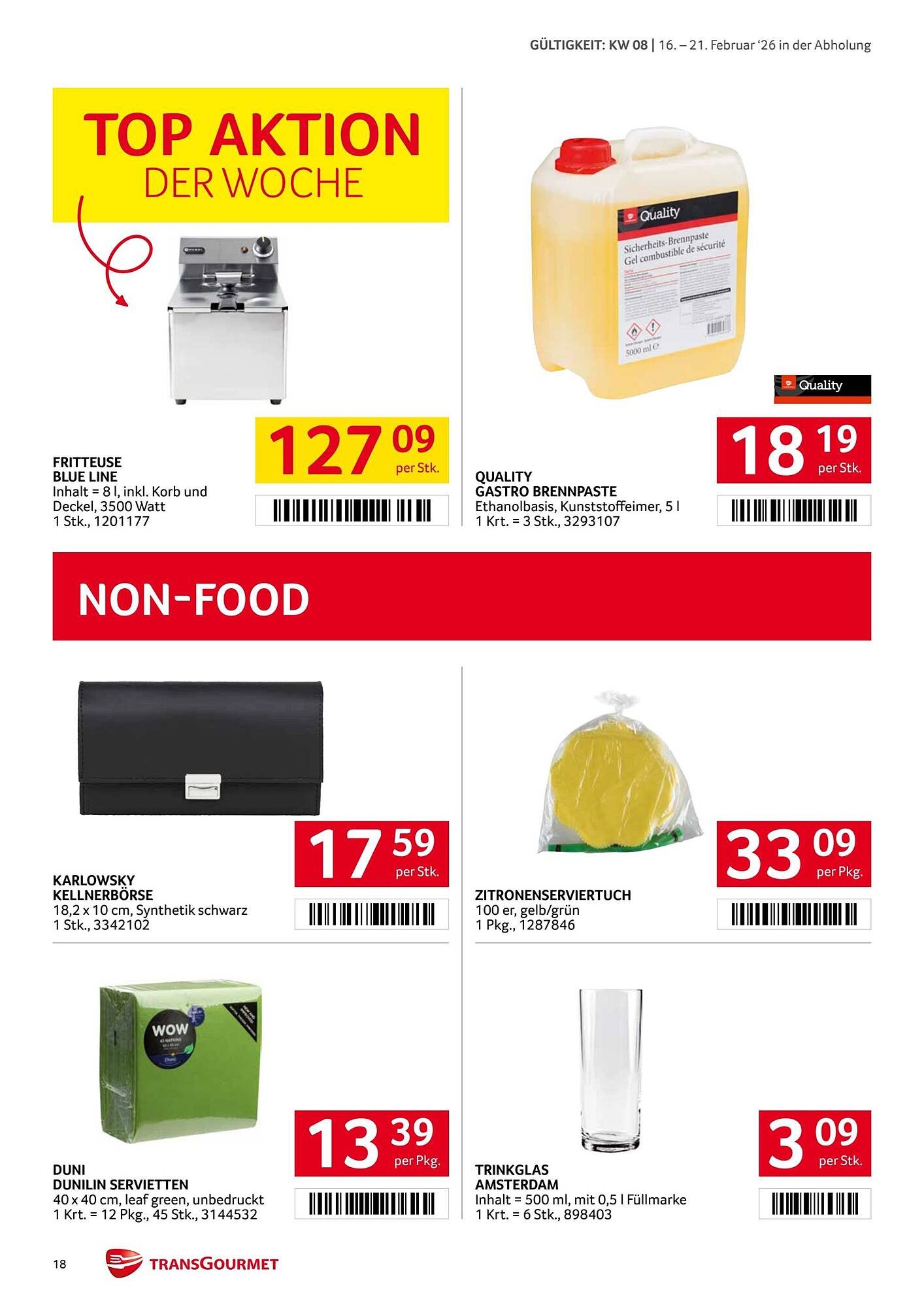 Transgourmet Flugblatt