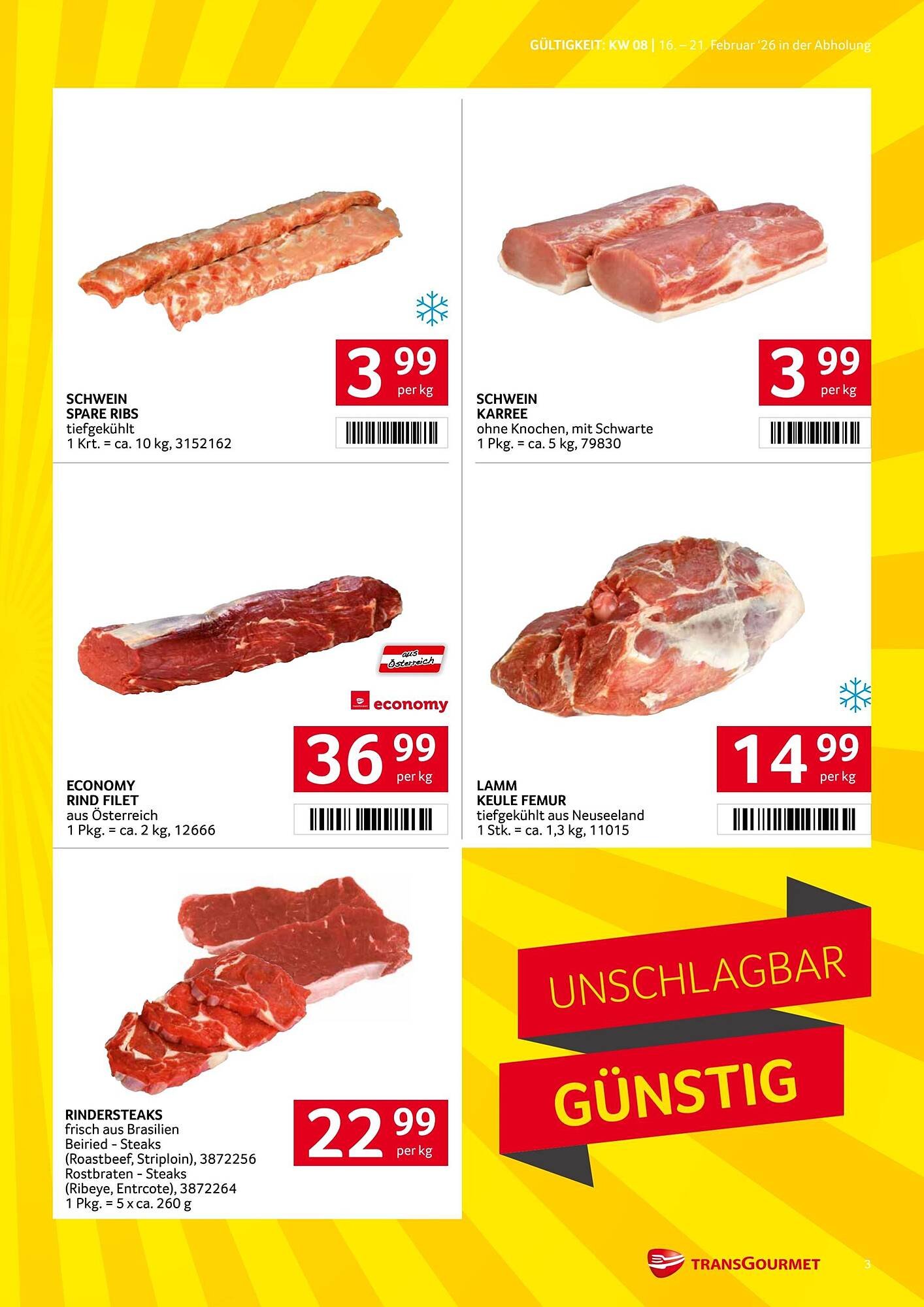 Transgourmet Flugblatt