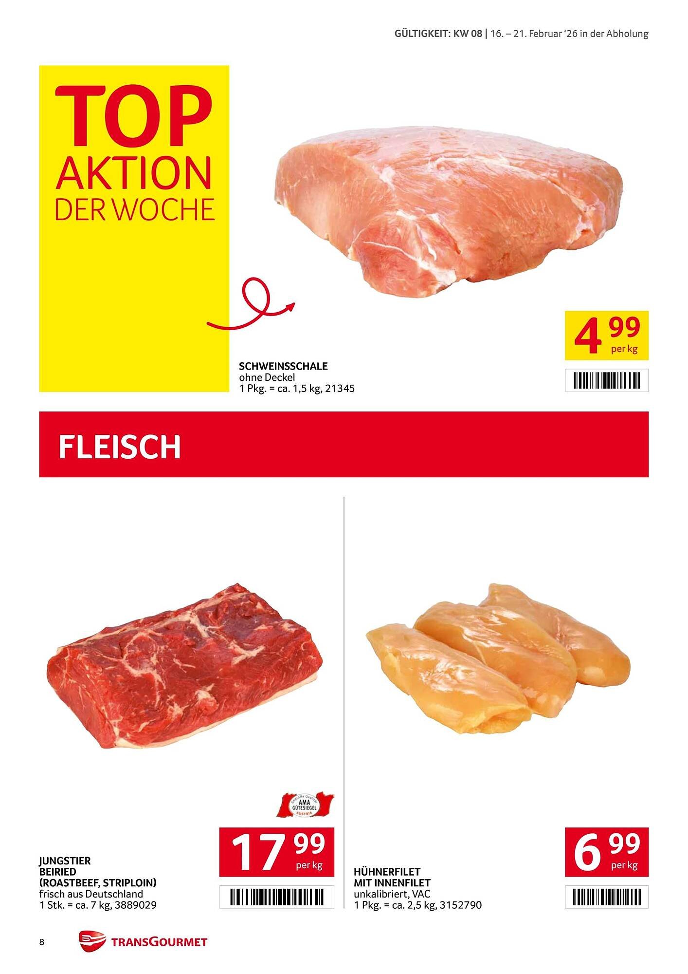 Transgourmet Flugblatt