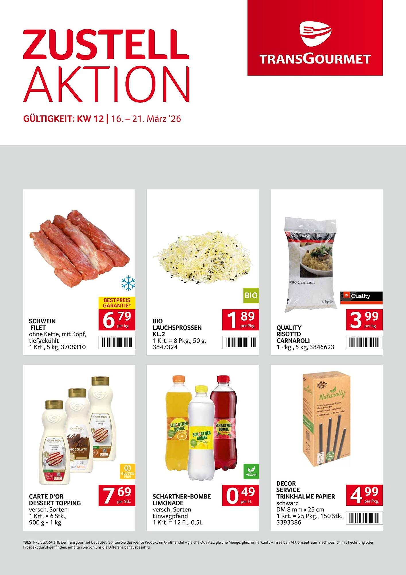 Transgourmet Flugblatt