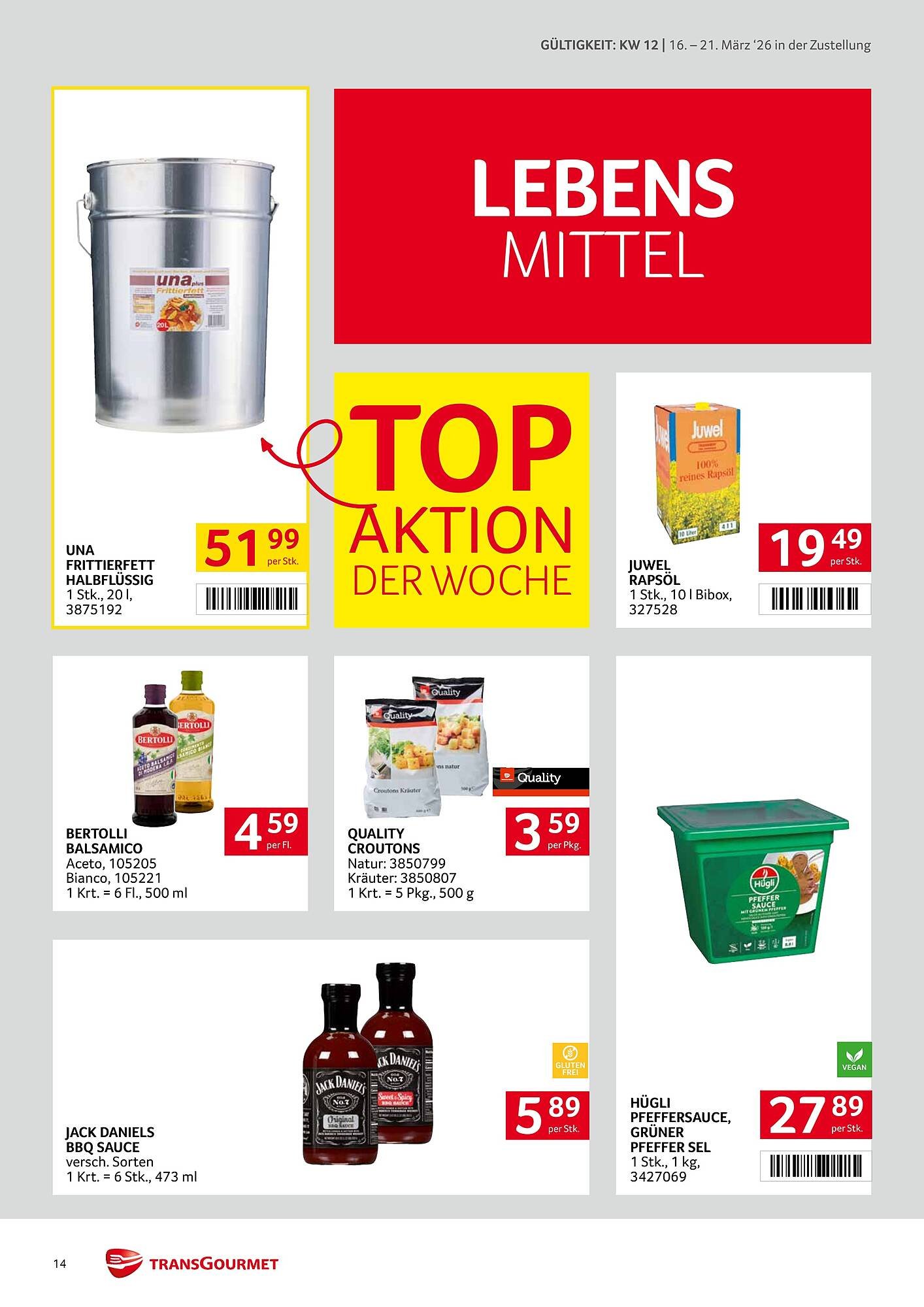 Transgourmet Flugblatt