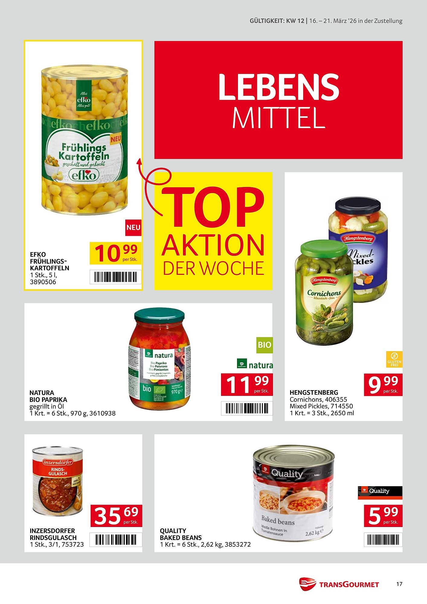 Transgourmet Flugblatt