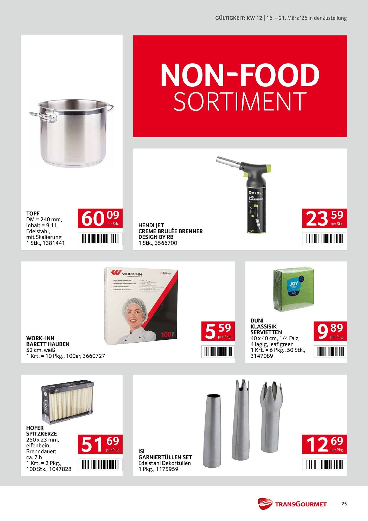 Transgourmet Flugblatt