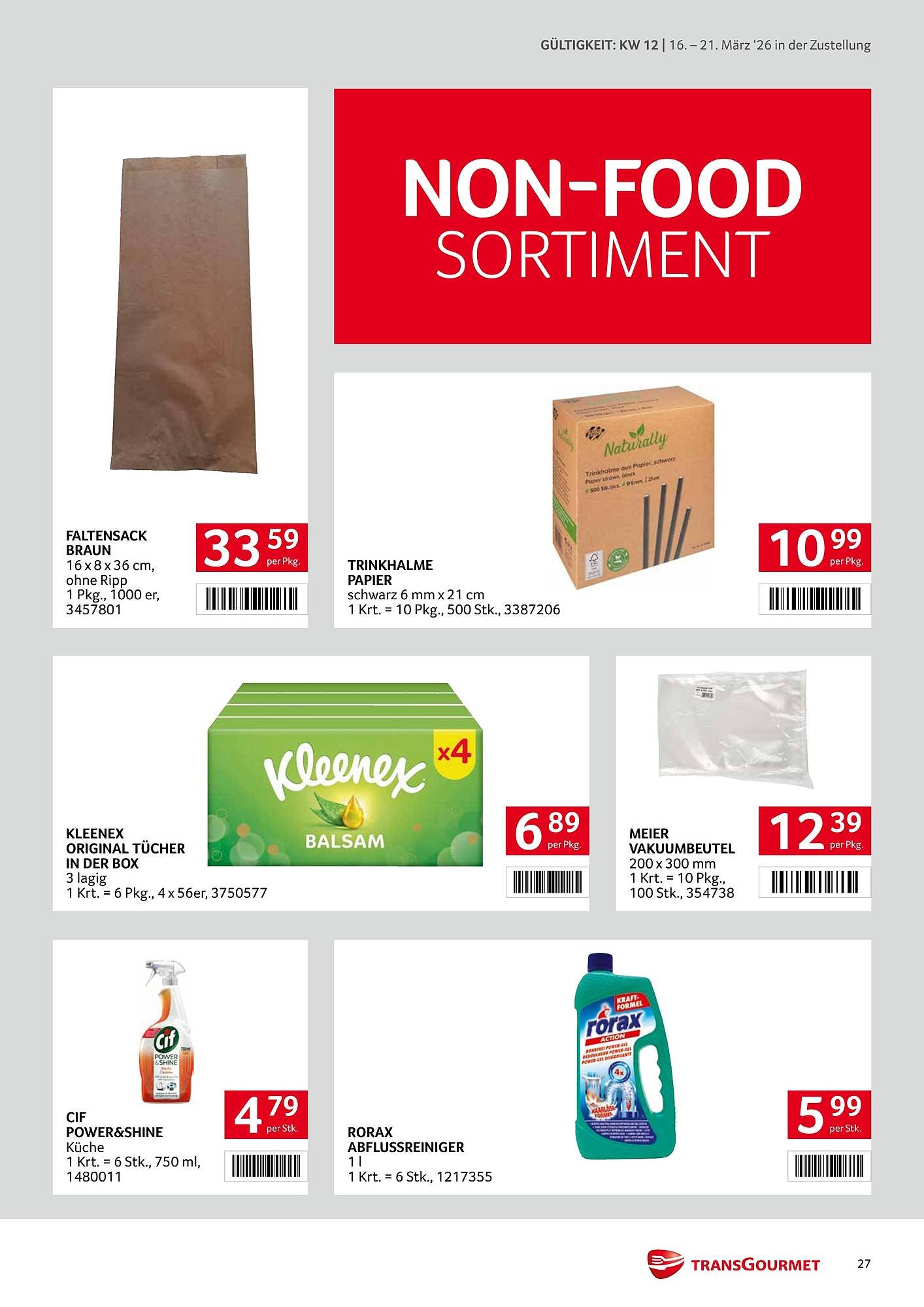 Transgourmet Flugblatt