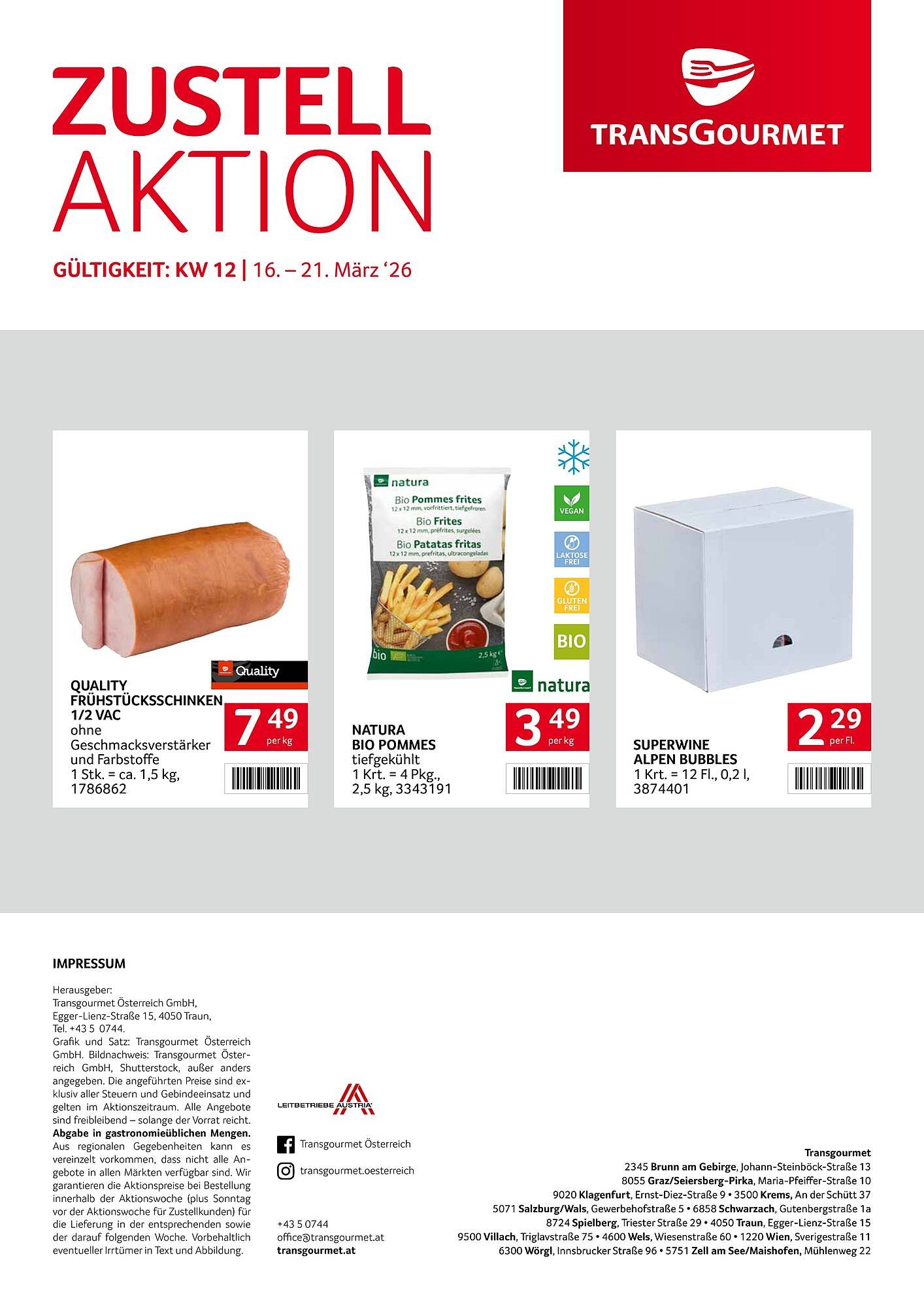 Transgourmet Flugblatt