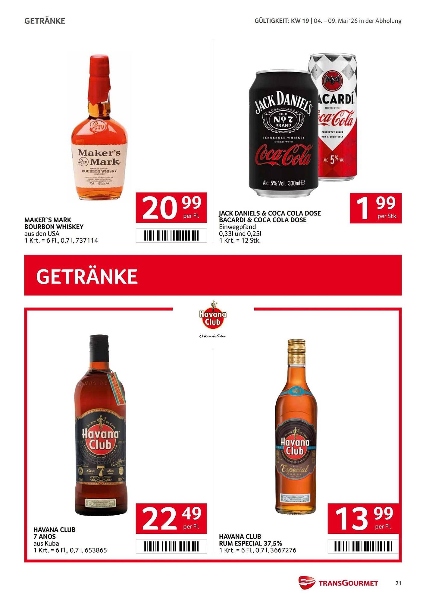 Transgourmet Flugblatt