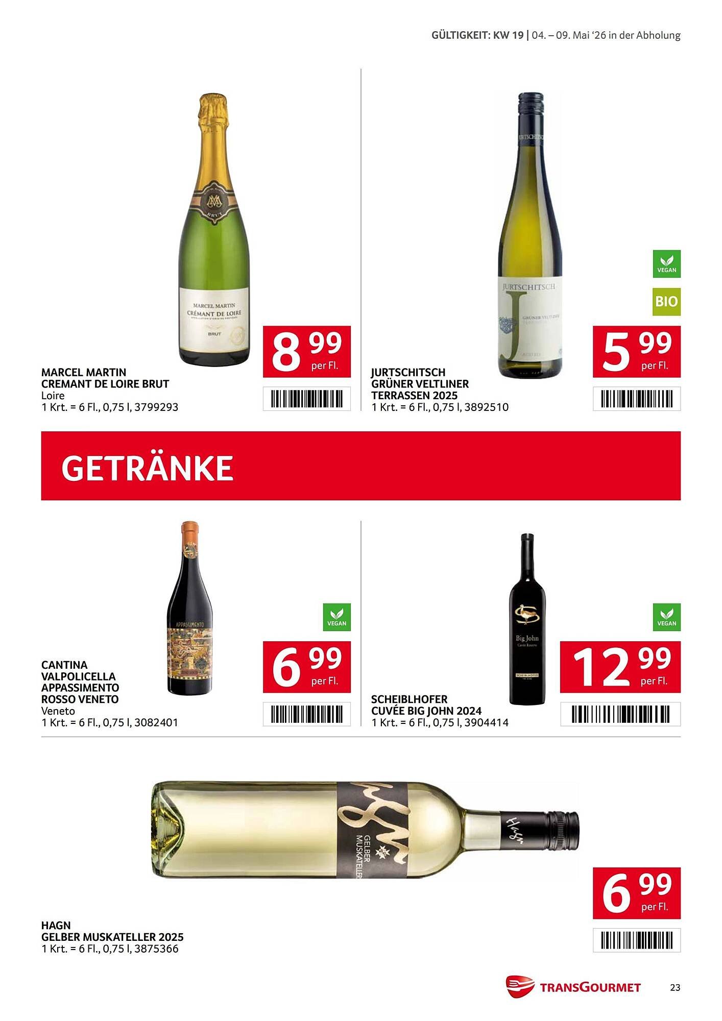 Transgourmet Flugblatt