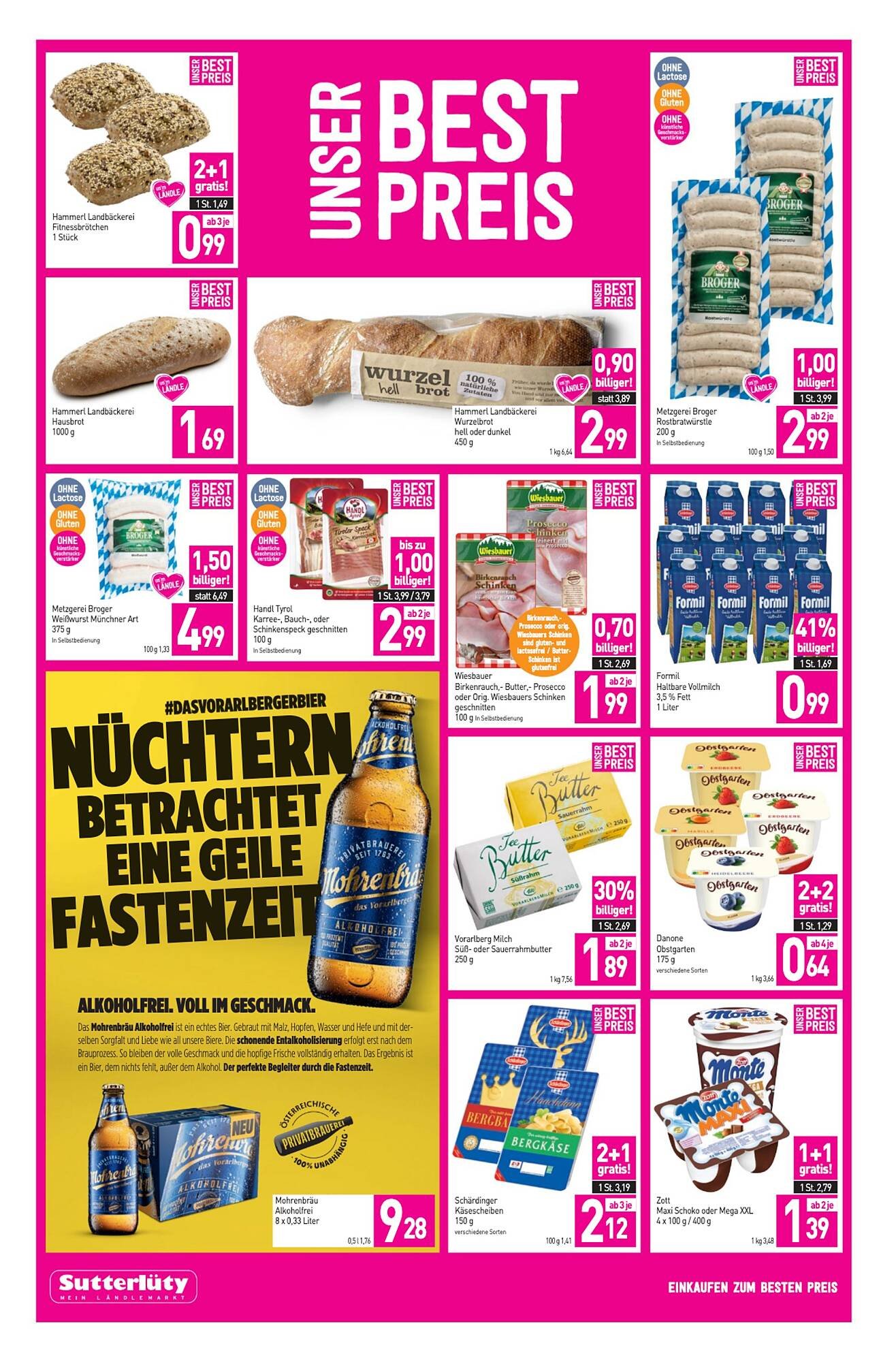 Sutterlüty Flugblatt