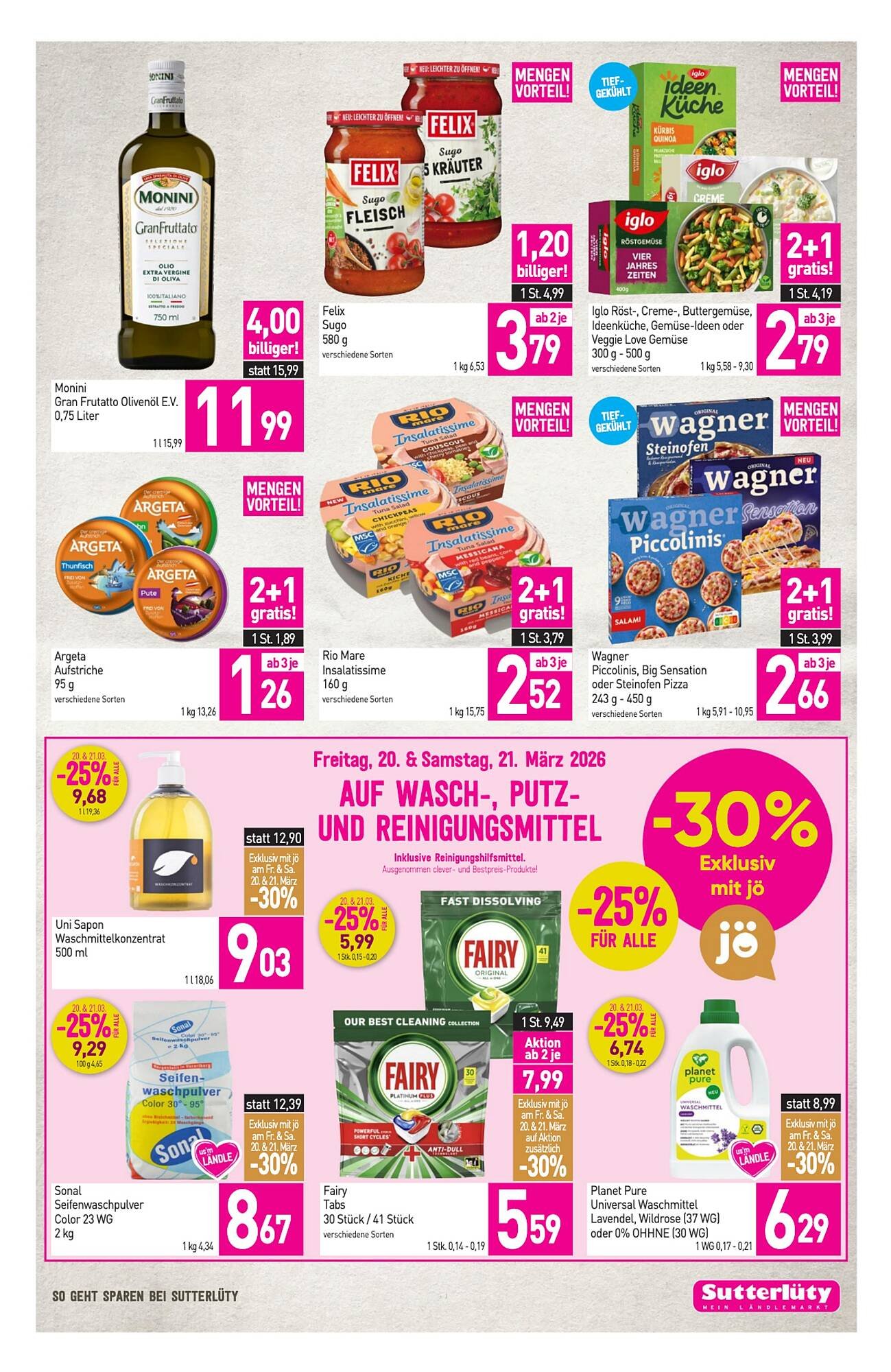 Sutterlüty Flugblatt