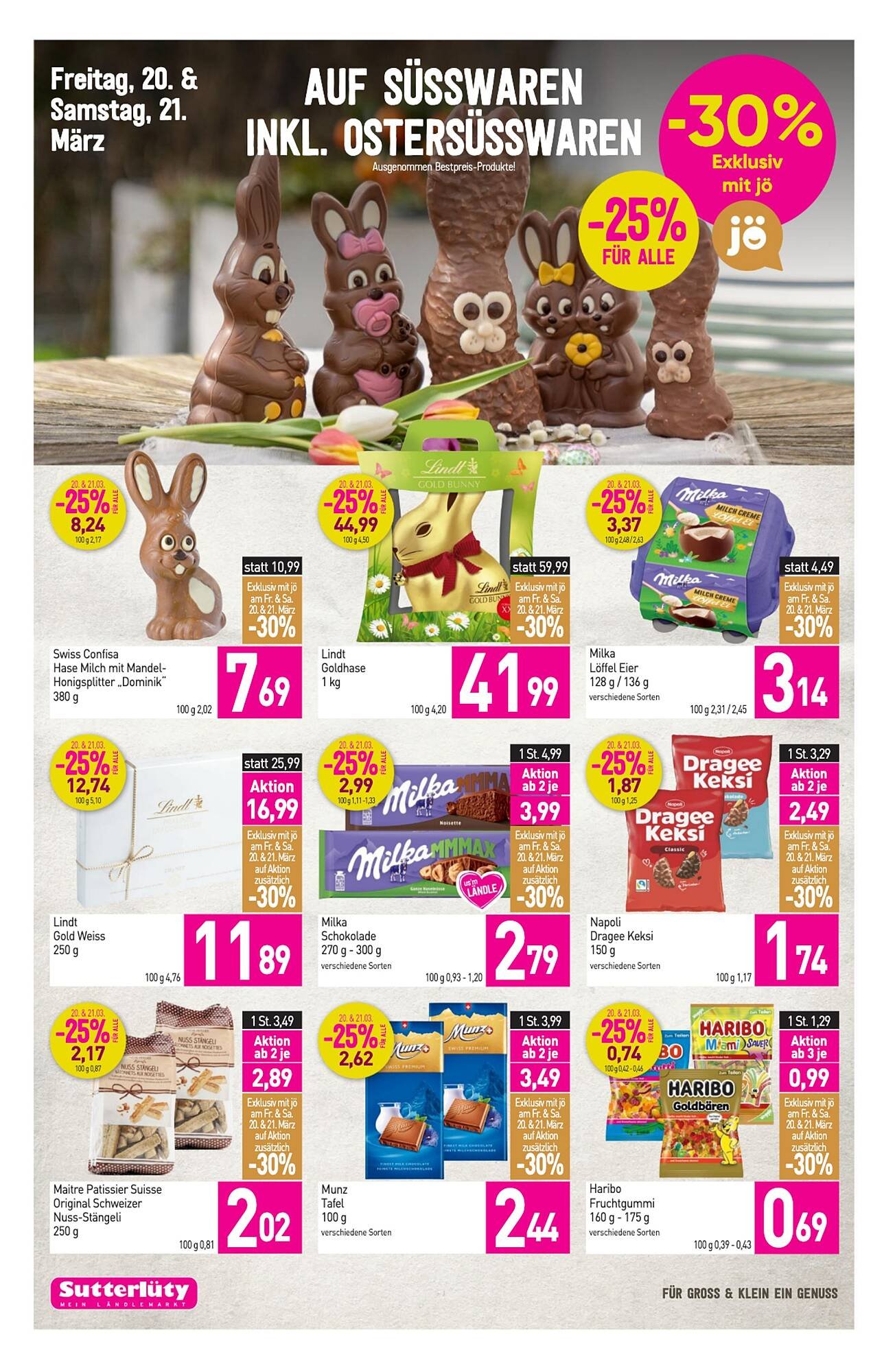 Sutterlüty Flugblatt