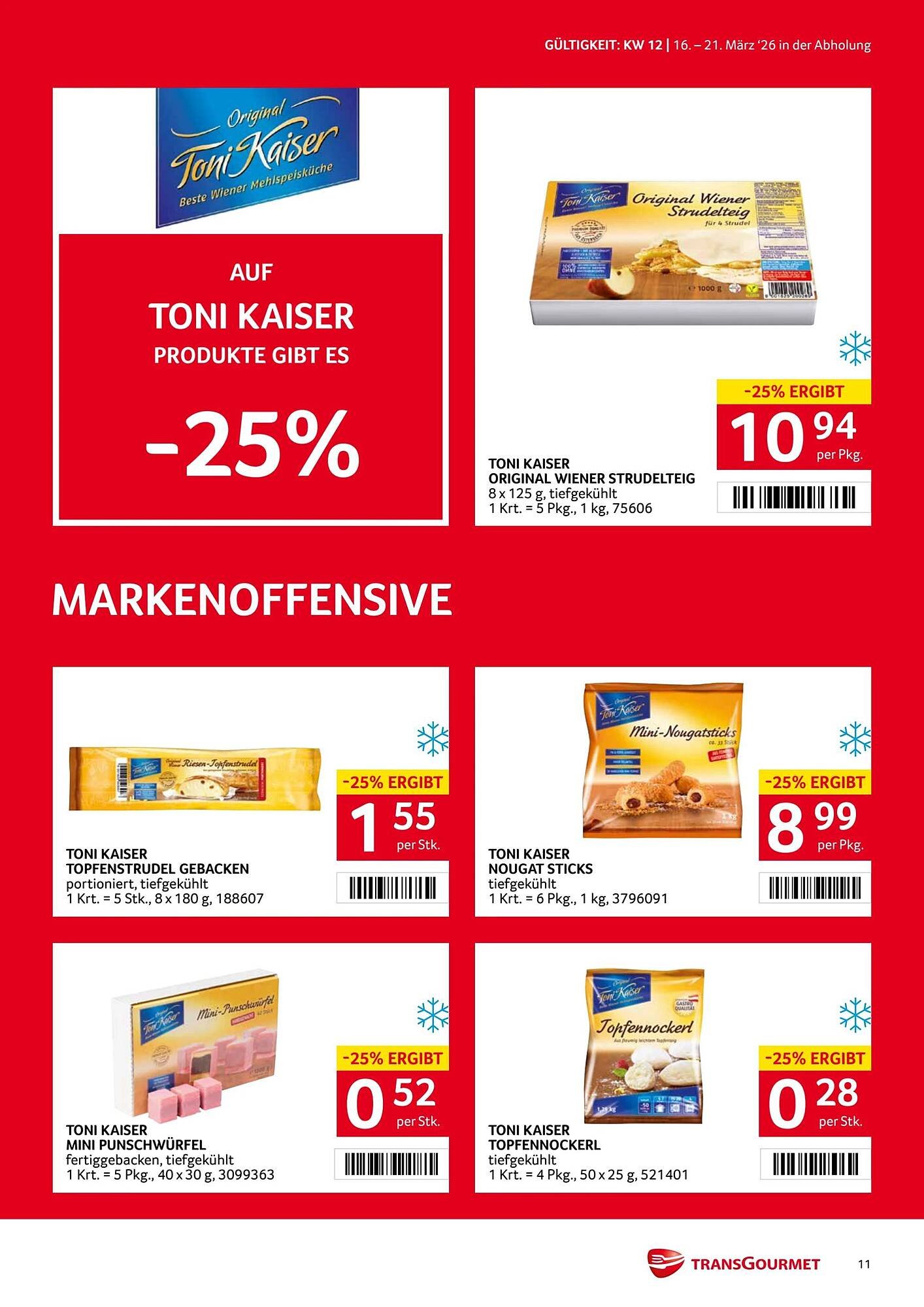 Transgourmet Flugblatt