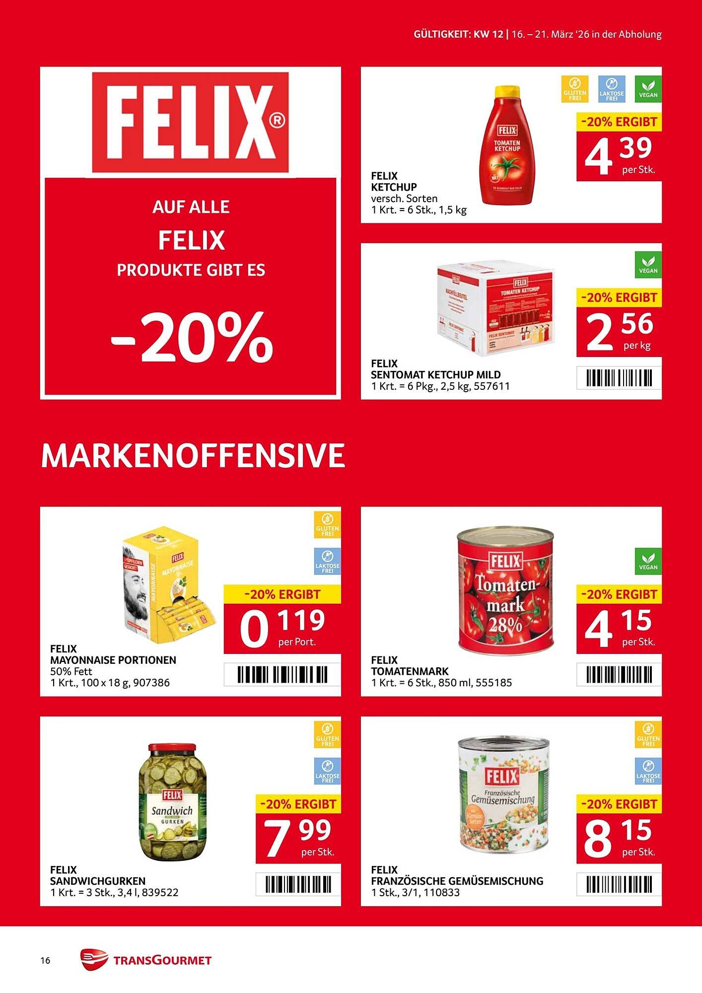 Transgourmet Flugblatt