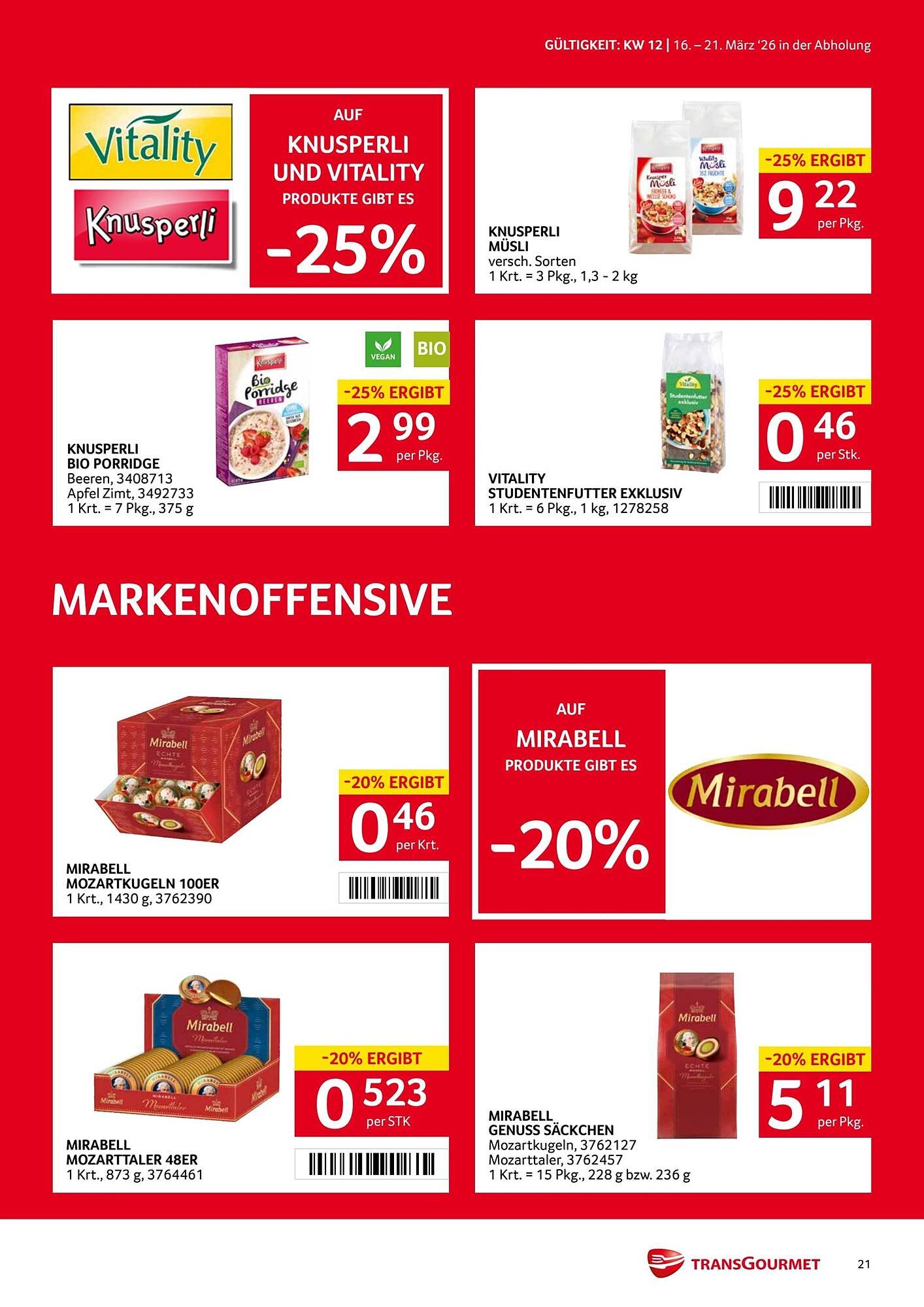 Transgourmet Flugblatt