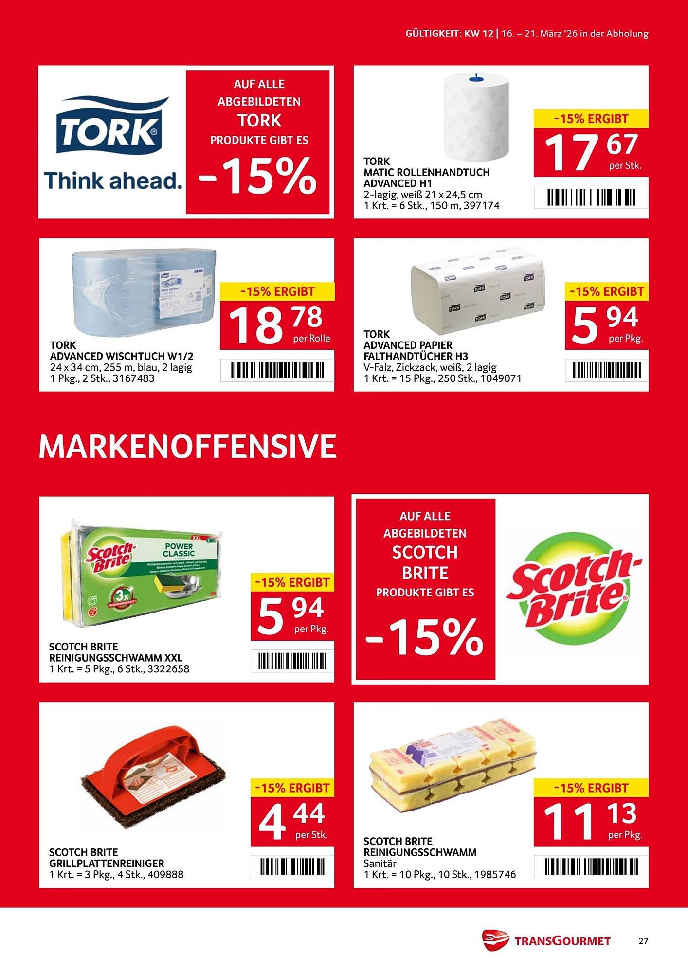 Transgourmet Flugblatt