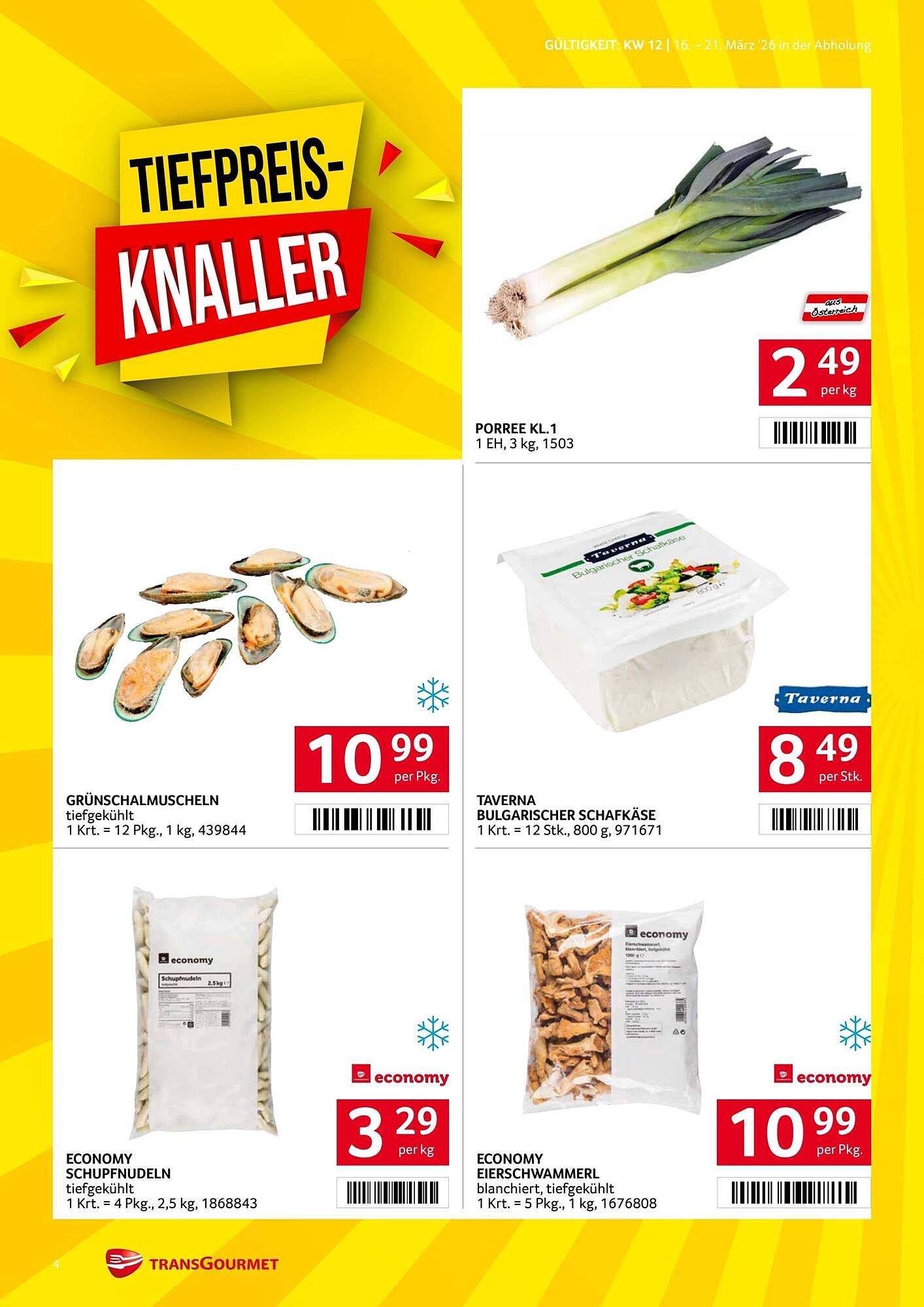 Transgourmet Flugblatt