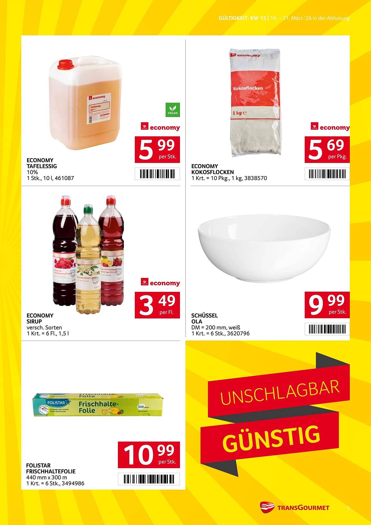 Transgourmet Flugblatt