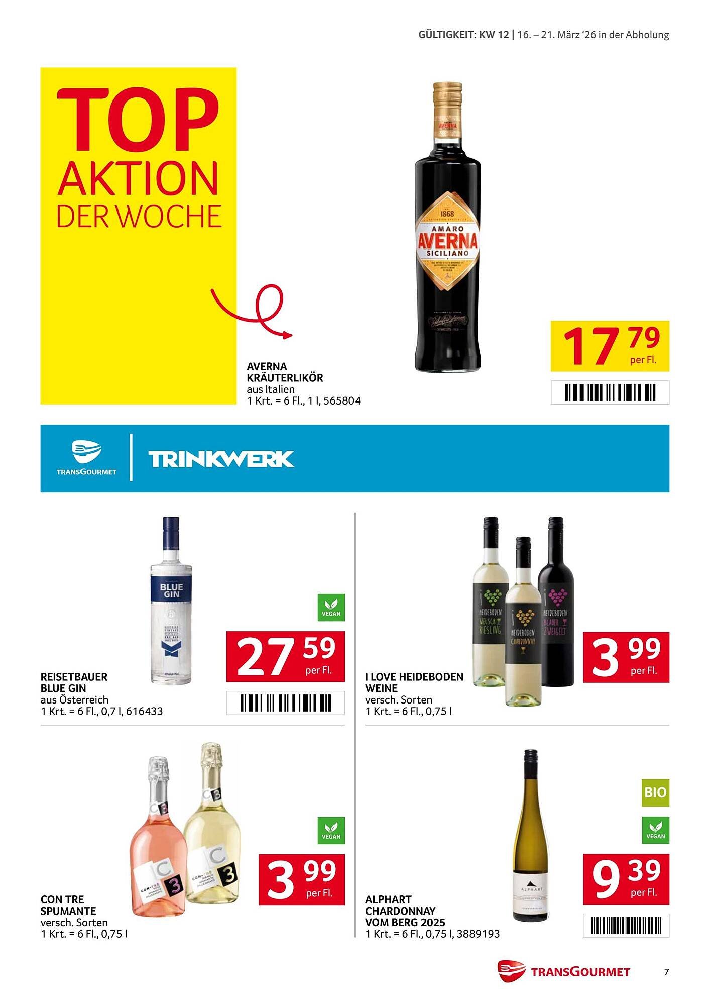 Transgourmet Flugblatt