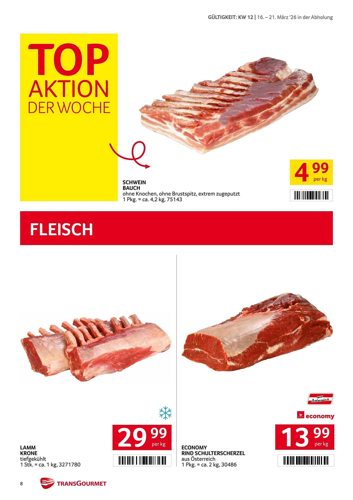 Transgourmet Flugblatt