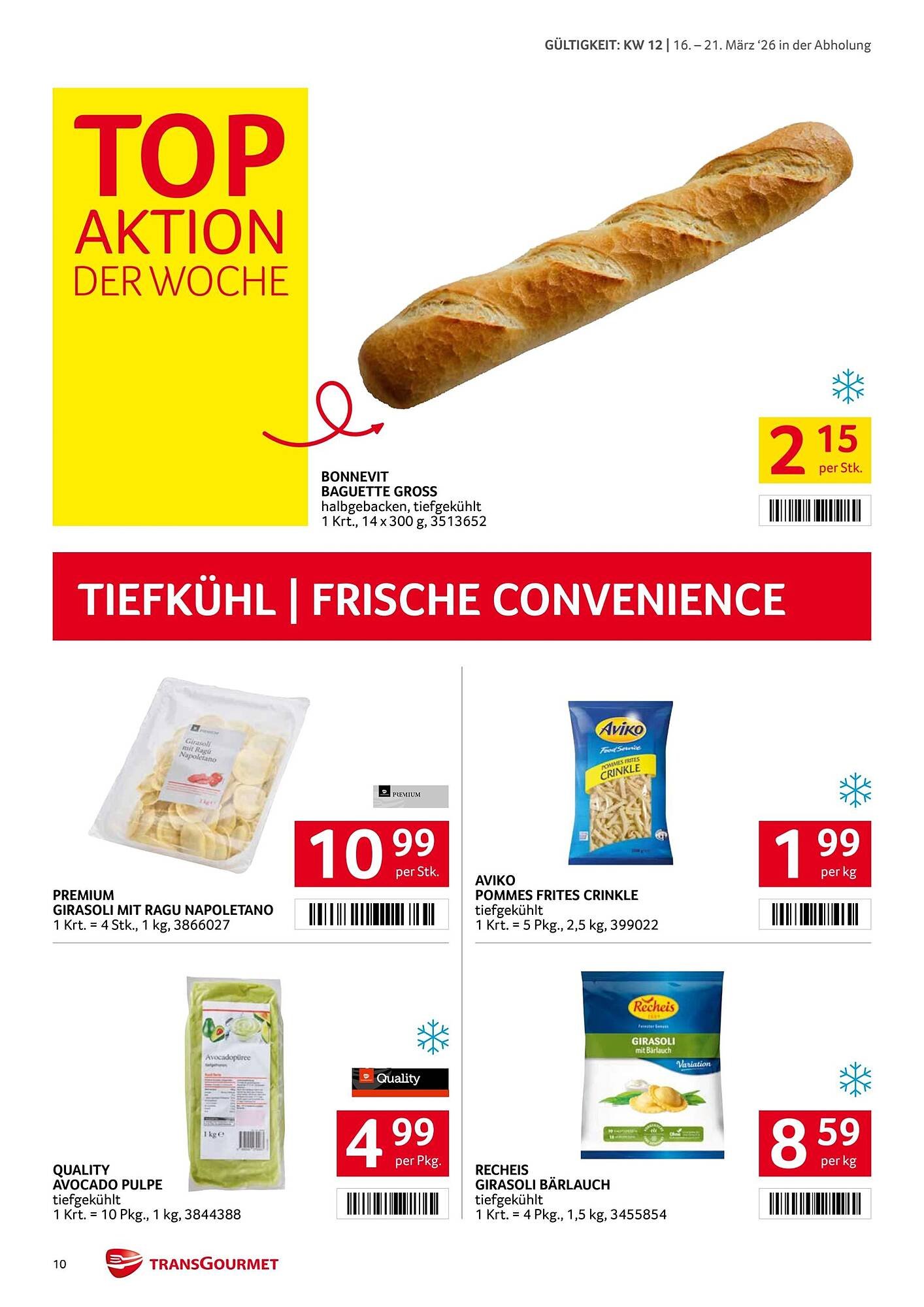 Transgourmet Flugblatt