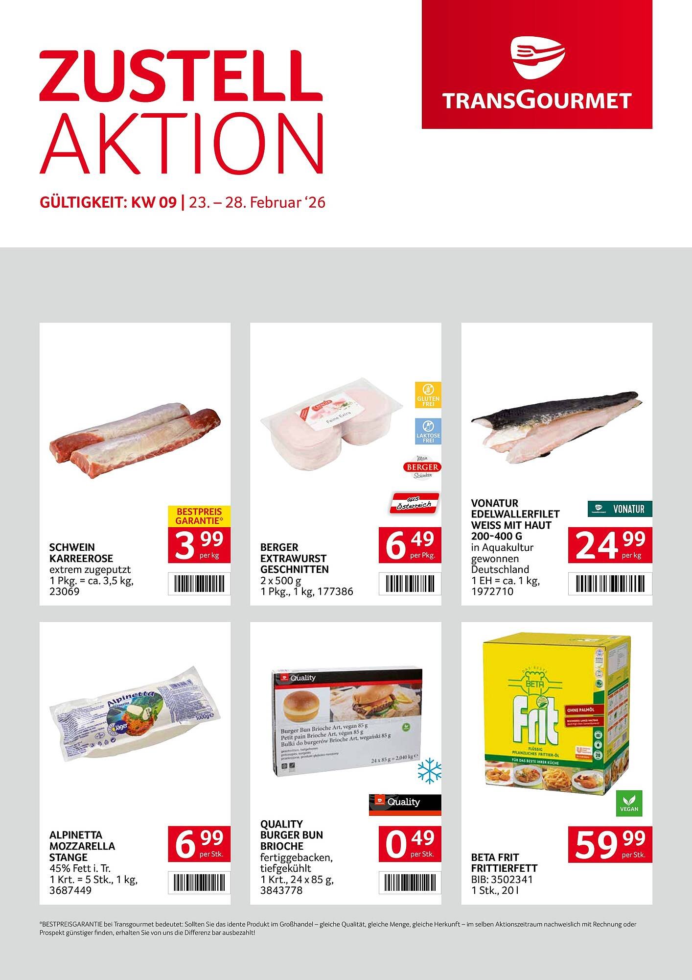 Transgourmet Flugblatt