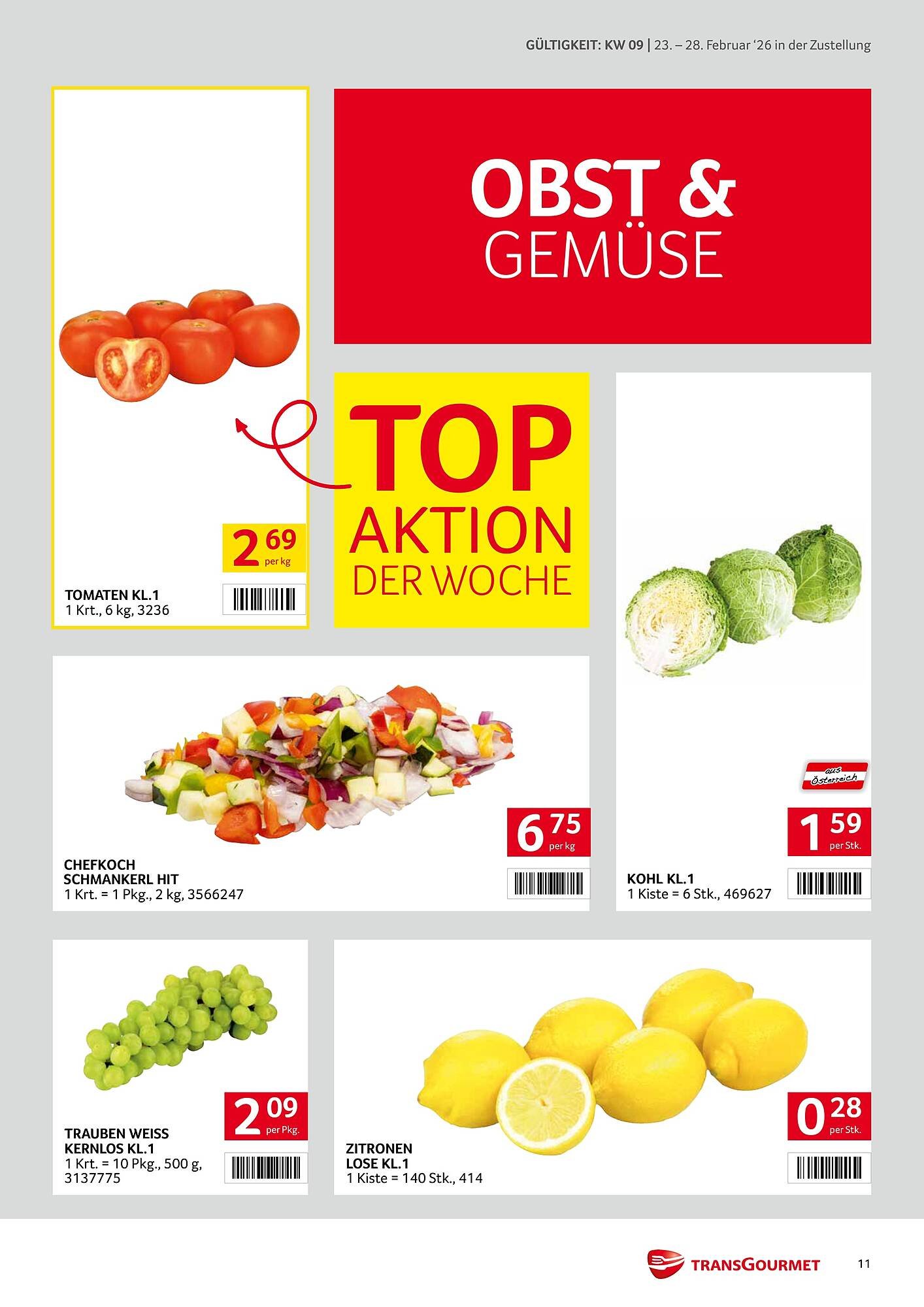 Transgourmet Flugblatt