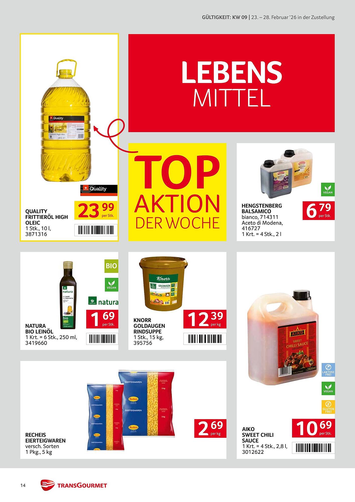 Transgourmet Flugblatt