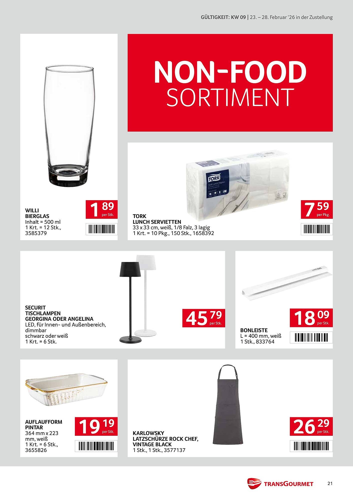 Transgourmet Flugblatt