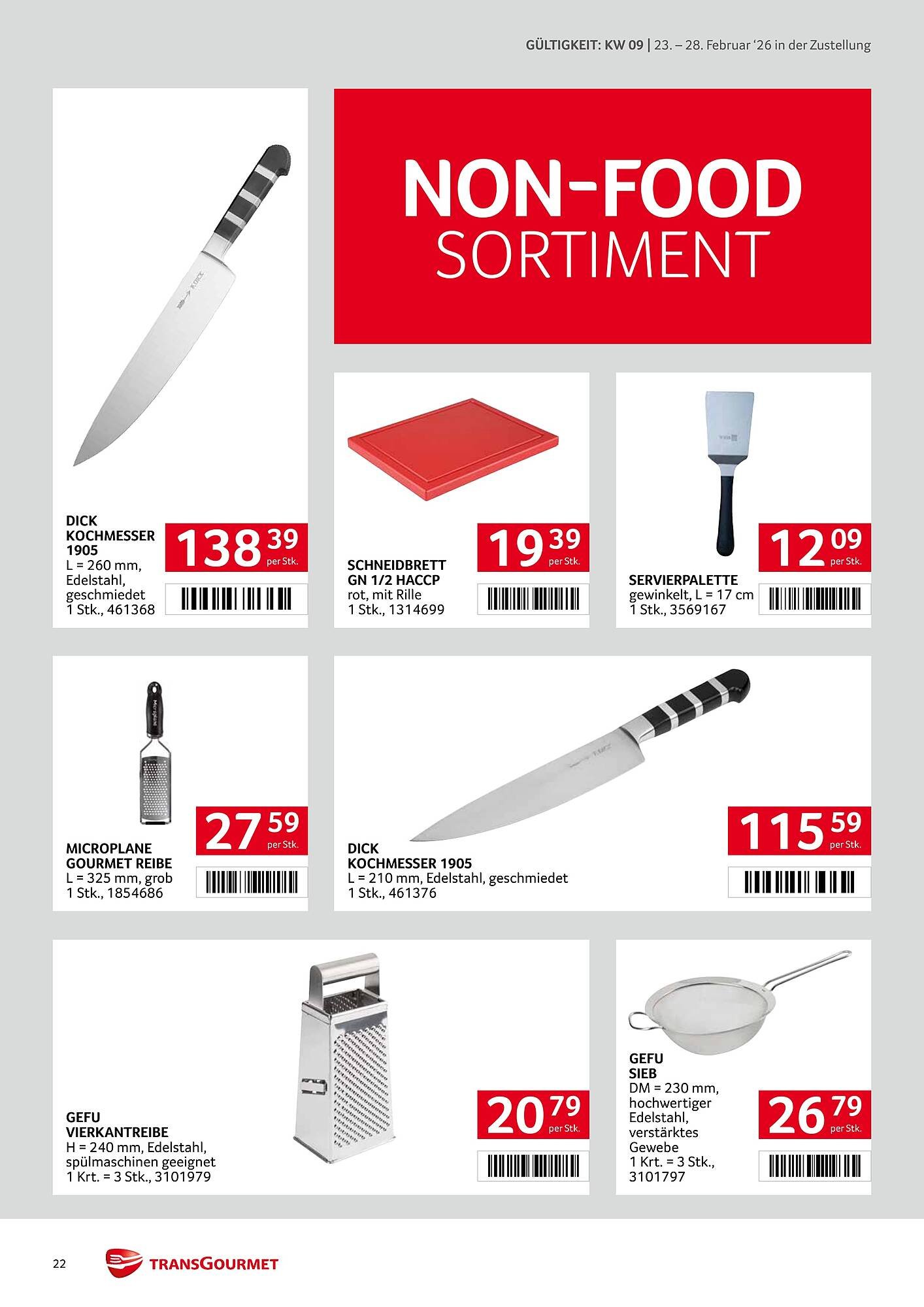 Transgourmet Flugblatt