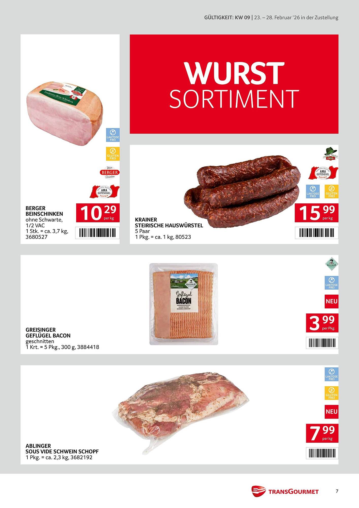 Transgourmet Flugblatt