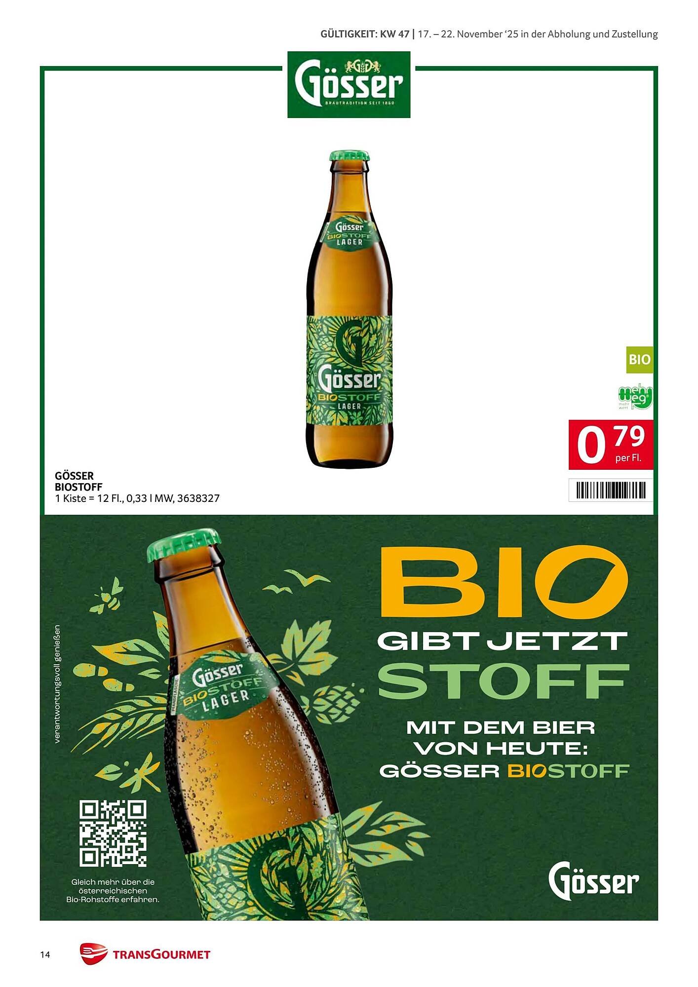 Transgourmet Flugblatt