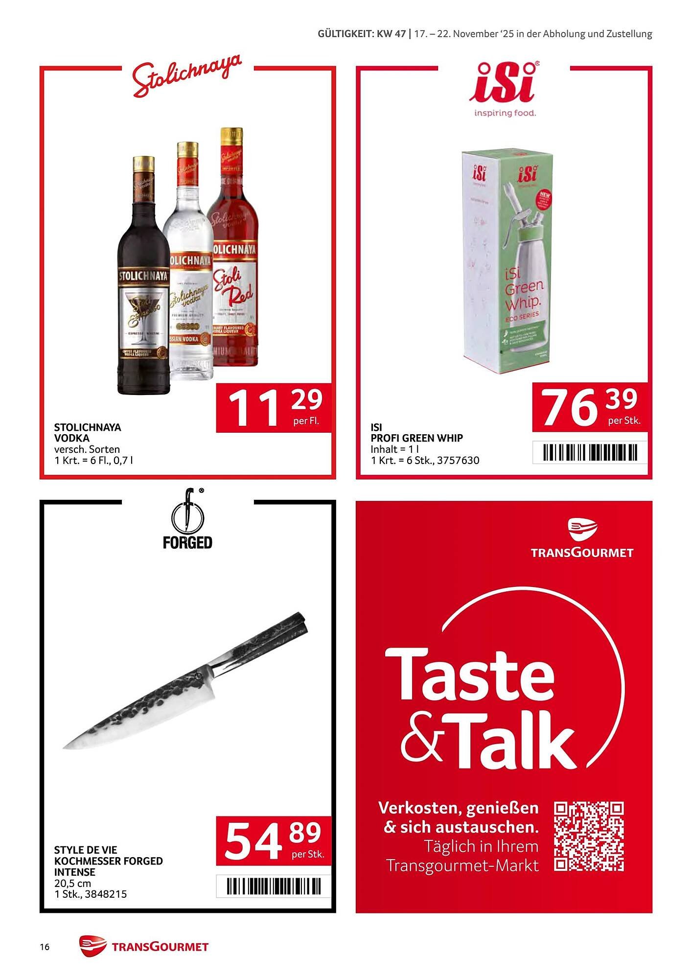 Transgourmet Flugblatt