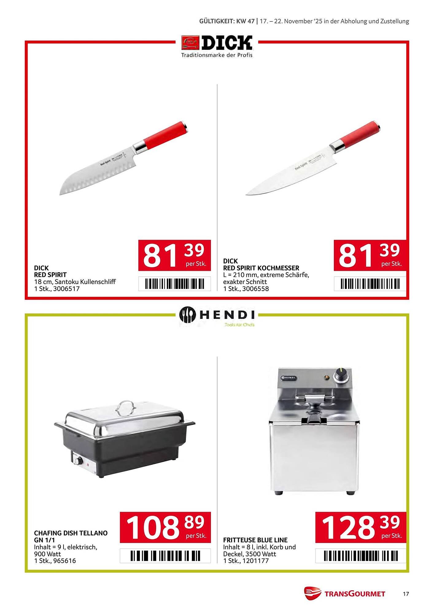 Transgourmet Flugblatt