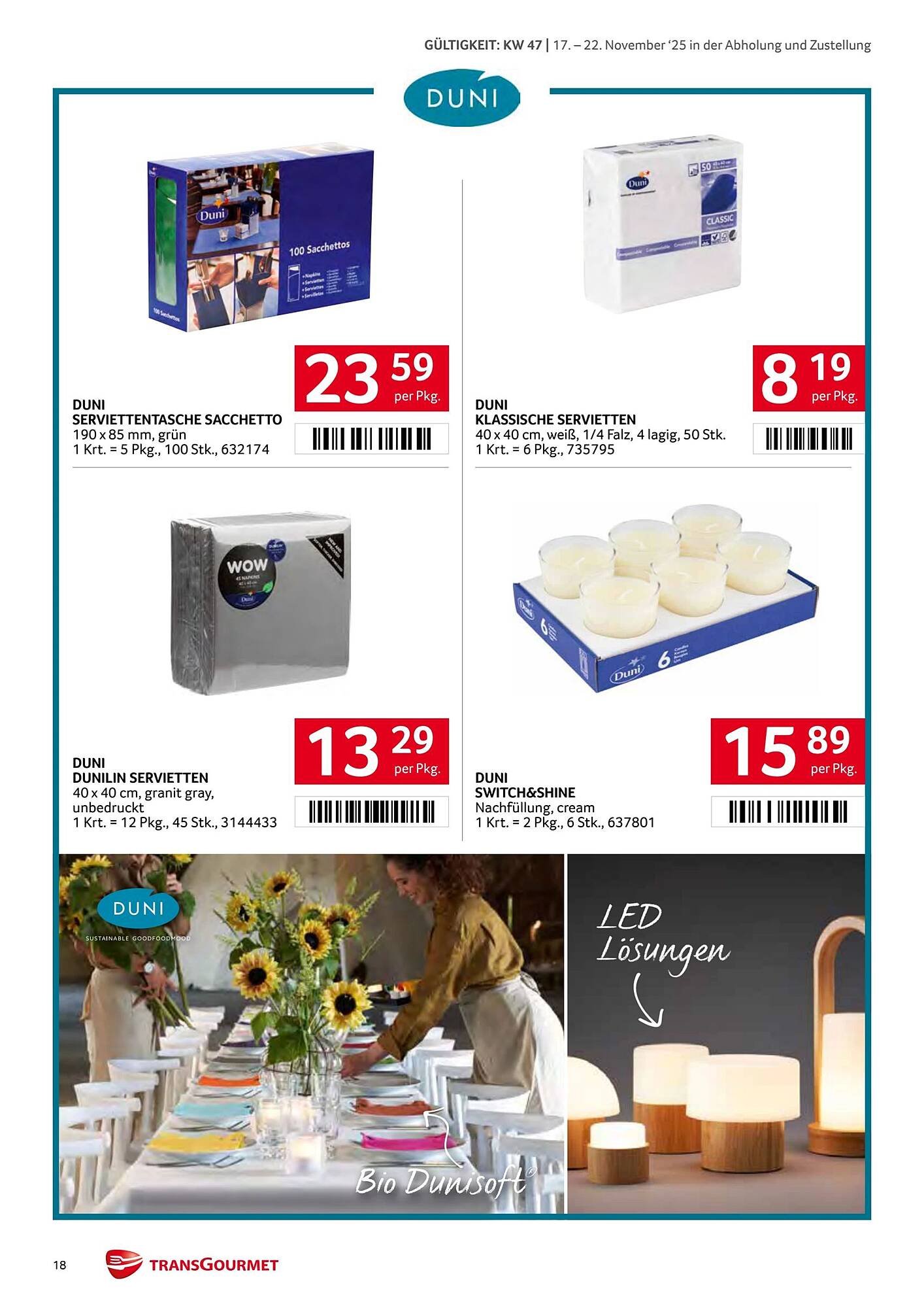 Transgourmet Flugblatt