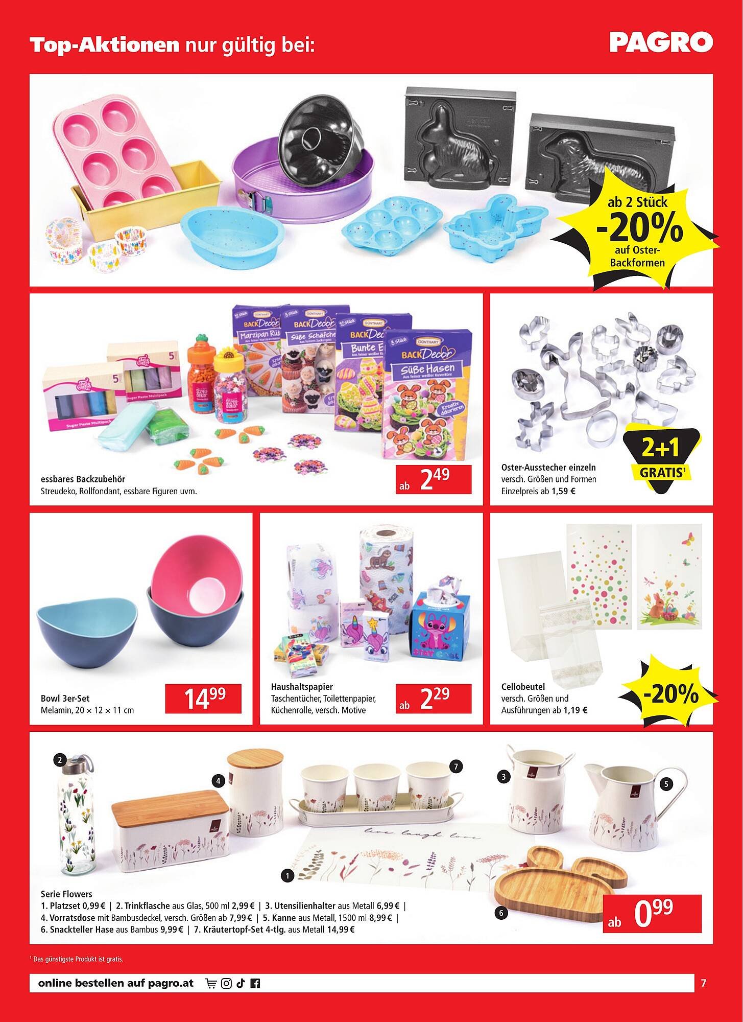 Pagro Diskont Flugblatt