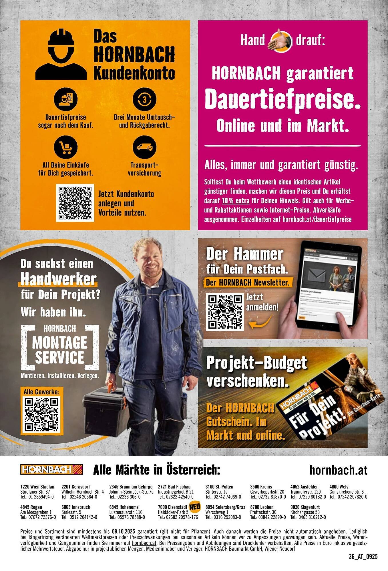 Hornbach Flugblatt (2025-09-10 - 2025-10-09)