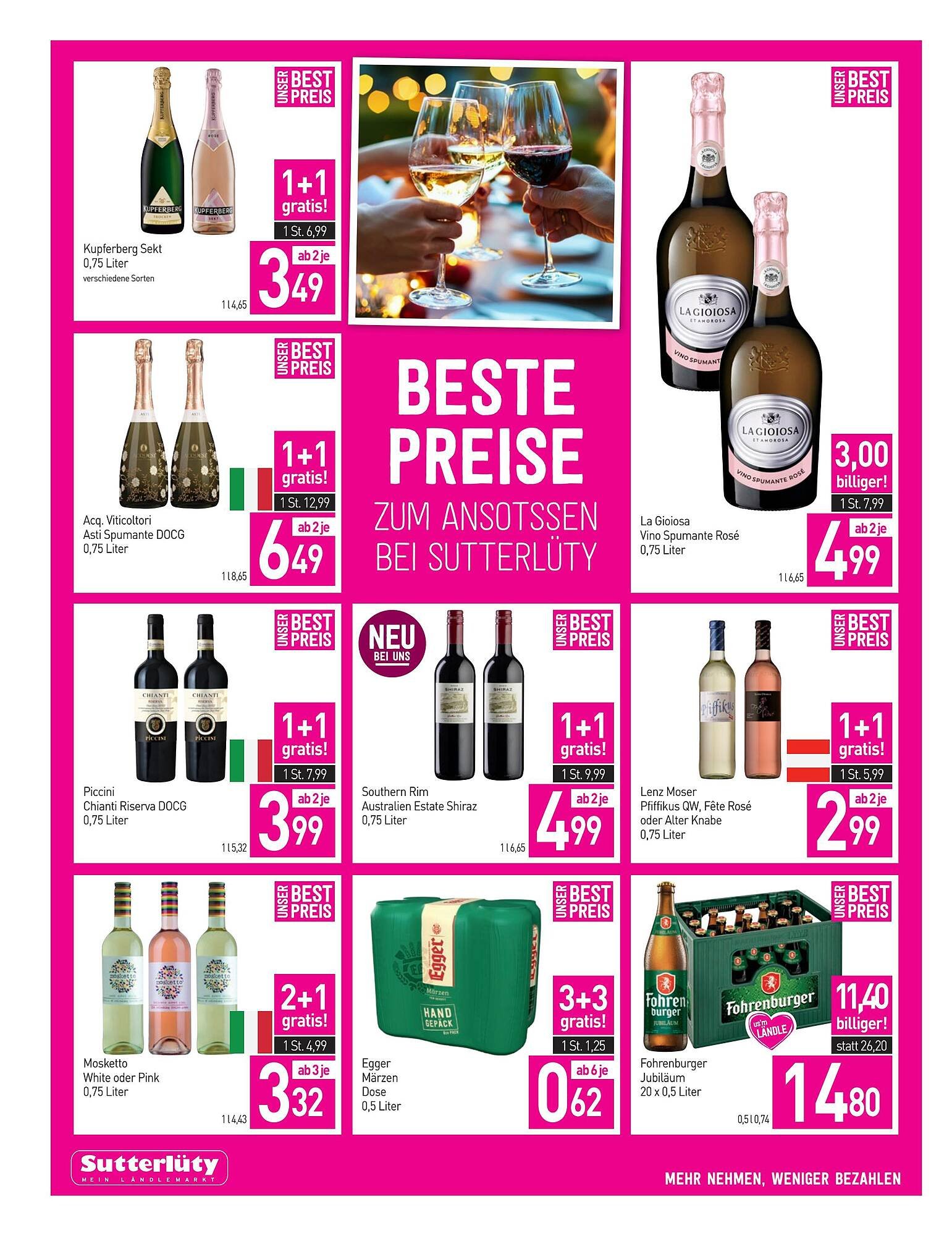 Sutterlüty Flugblatt