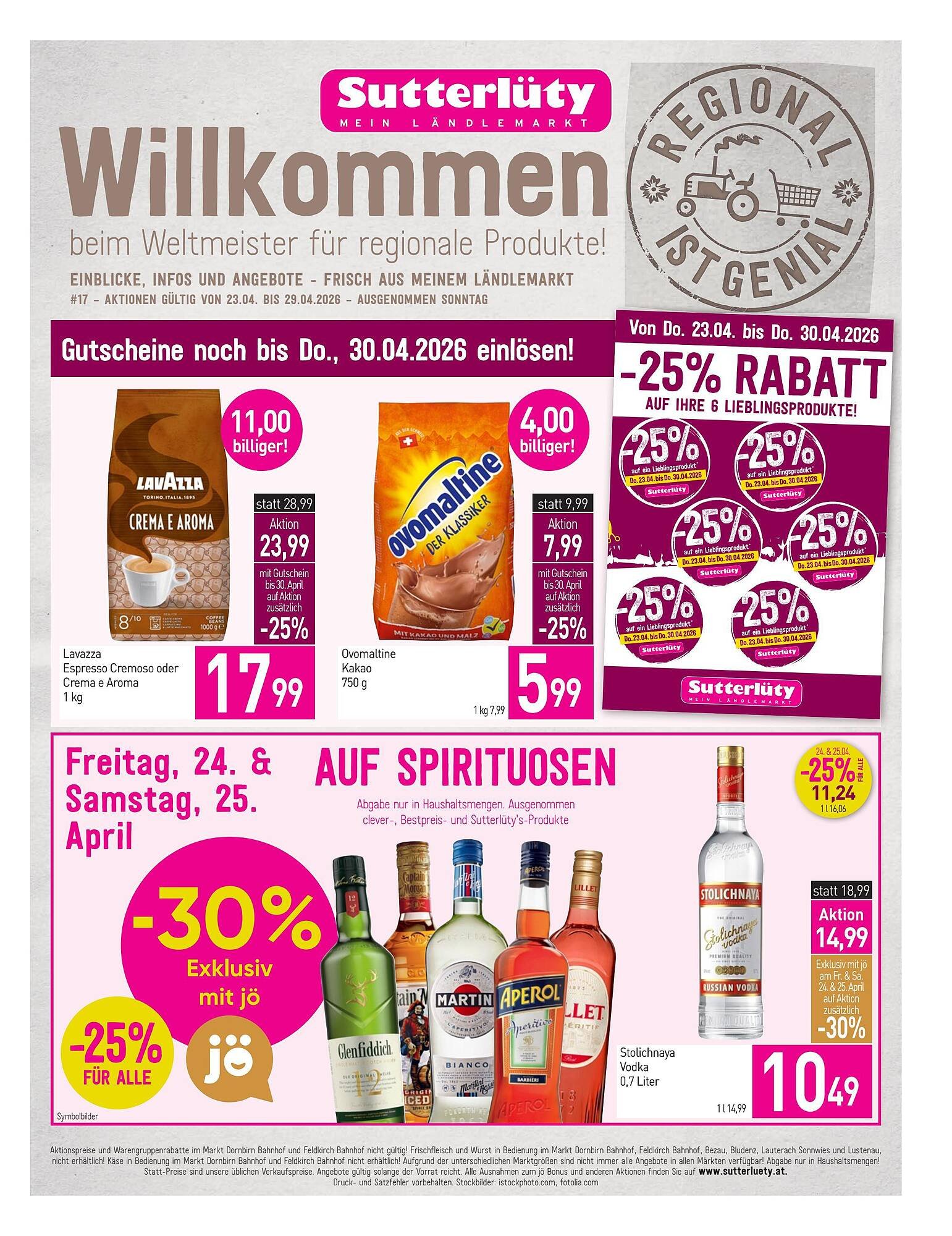 Sutterlüty Flugblatt