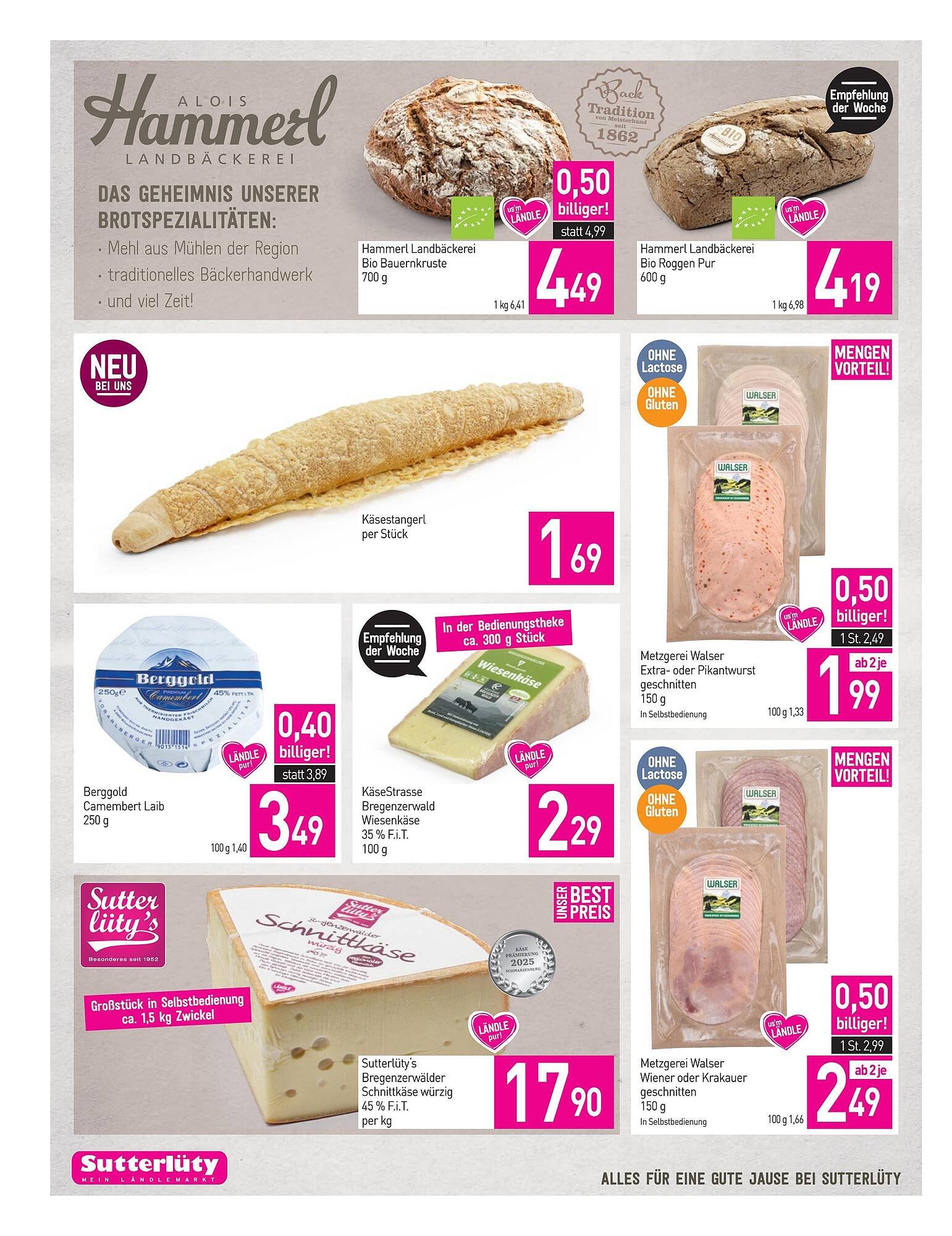 Sutterlüty Flugblatt