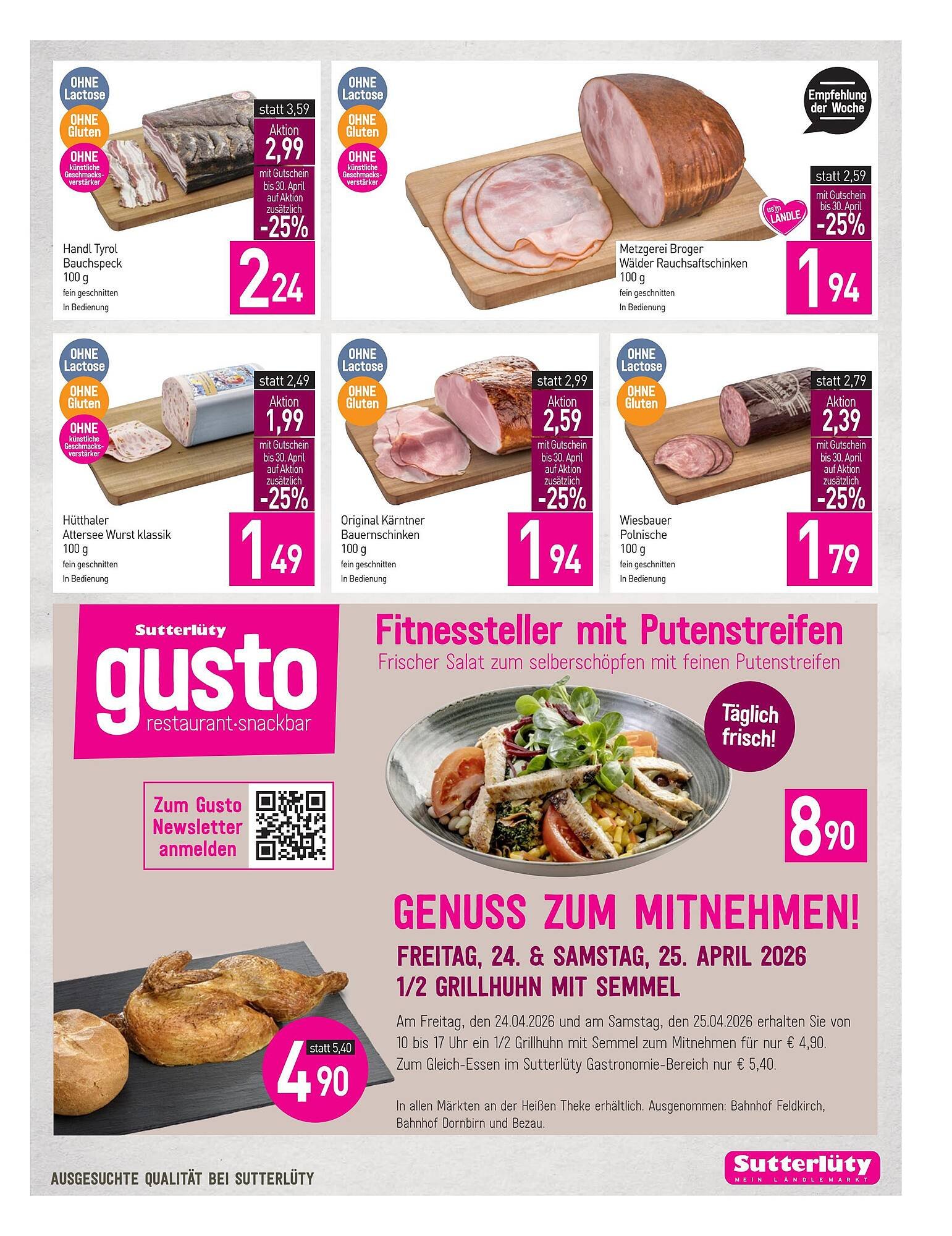 Sutterlüty Flugblatt