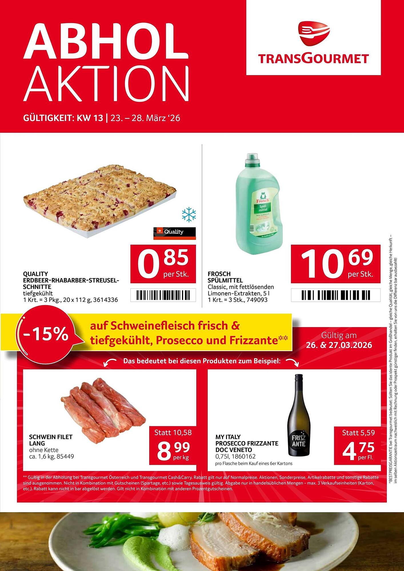 Transgourmet Flugblatt