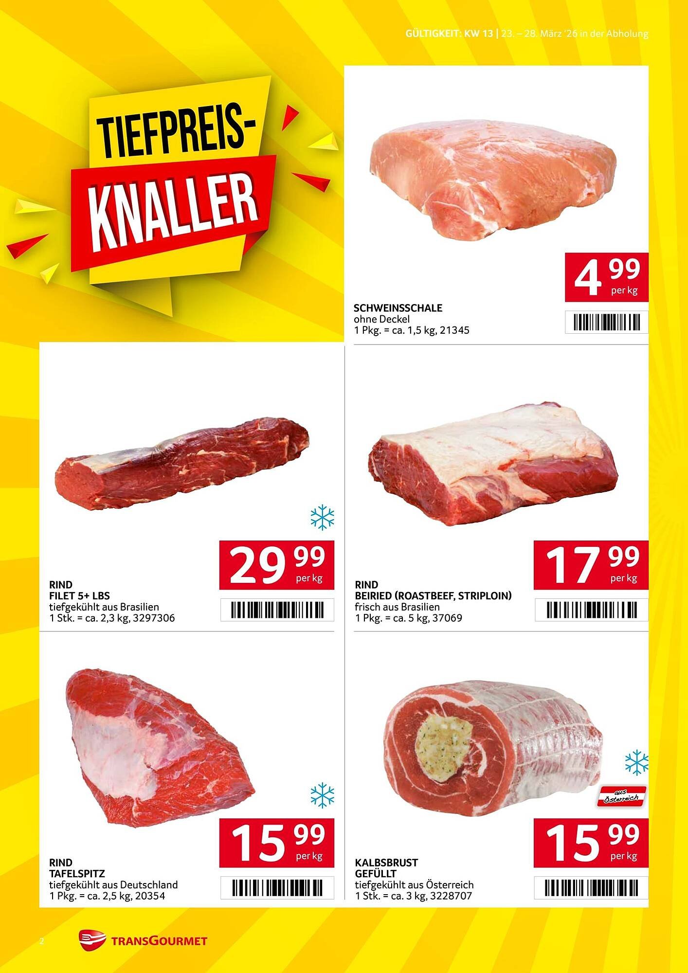 Transgourmet Flugblatt