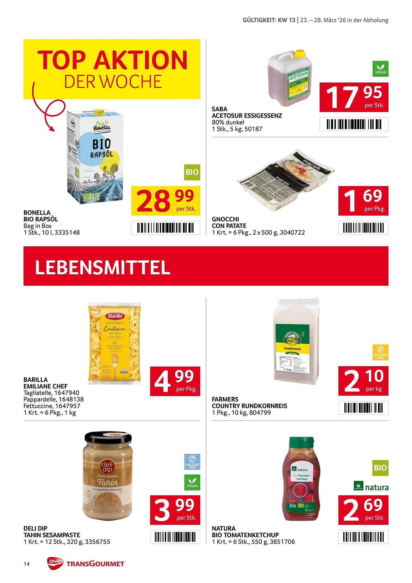 Transgourmet Flugblatt